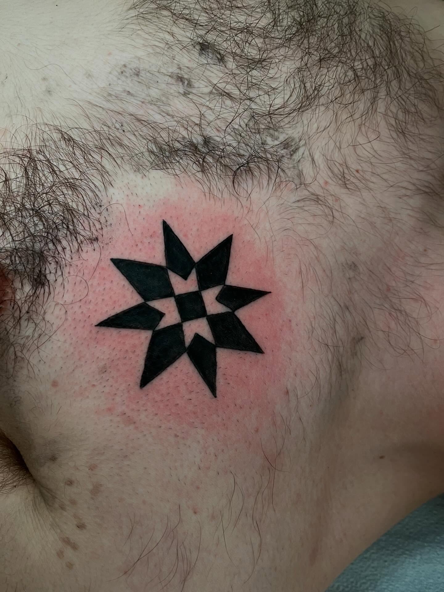 Tattoo by @johnjohn_tattoos — geometric