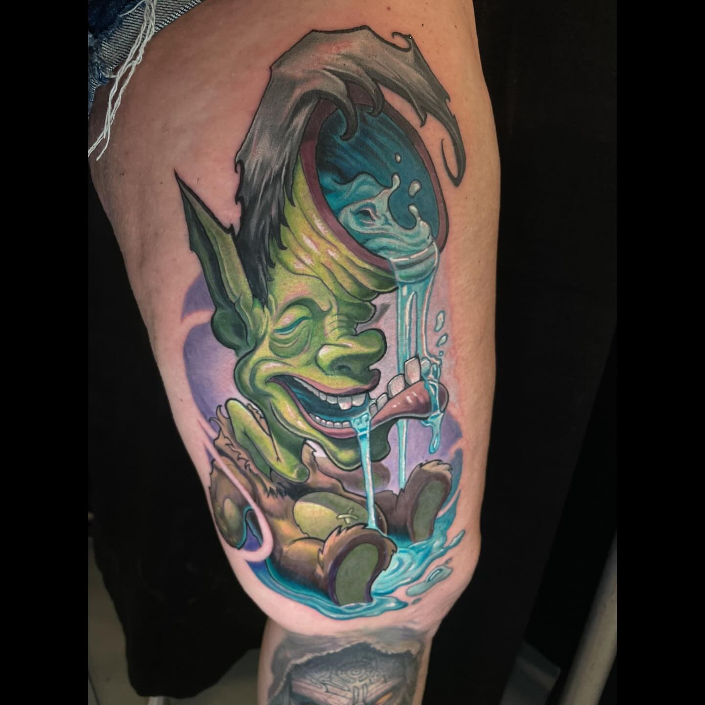 Tattoo by @derekgtattoos — new_school