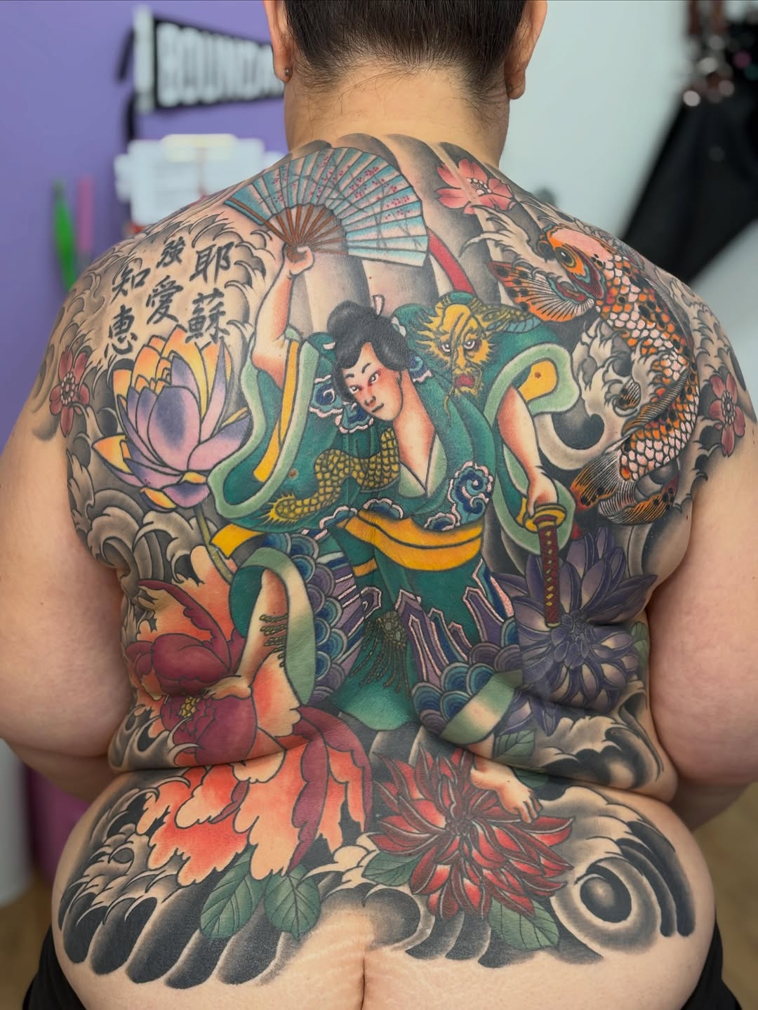 Tattoo by @brynntattoos — japanese_irezumi, black_and_grey