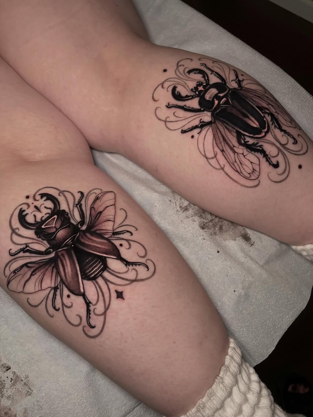 Tattoo by @taylorelizabethtattoos — black_and_grey, realism