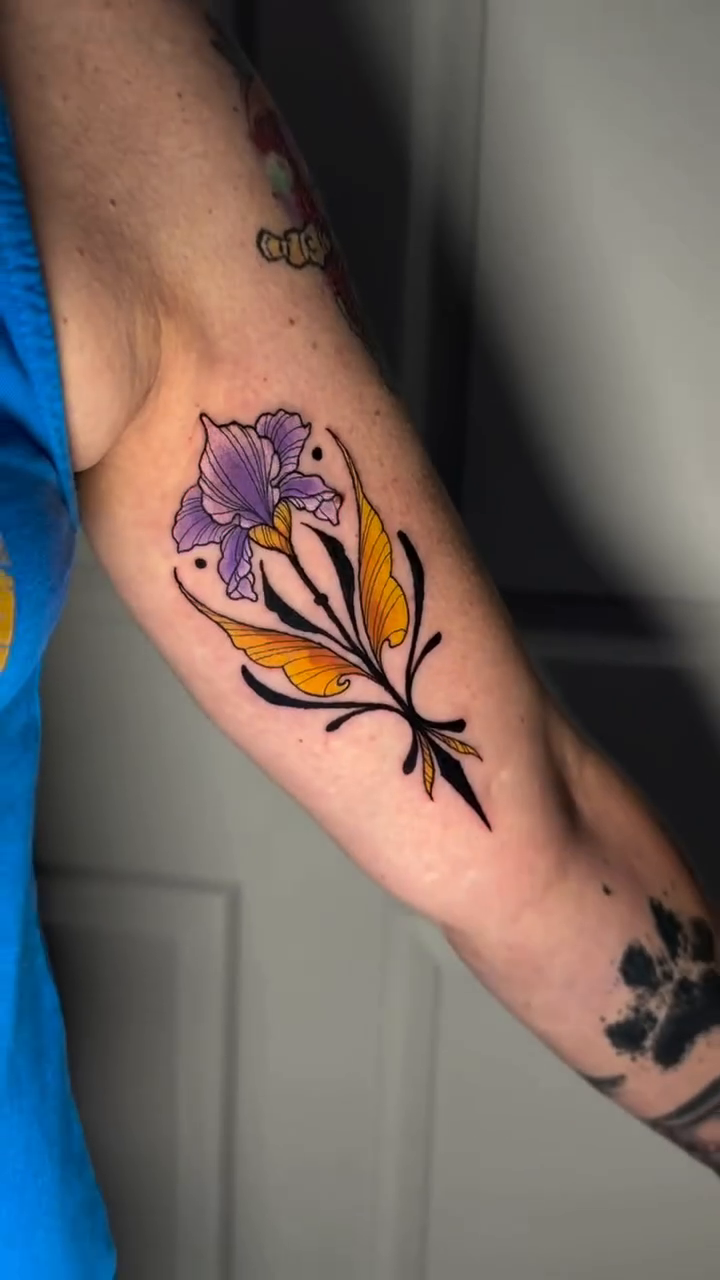 Tattoo by @ditchwitchtattoos — fine_line, color