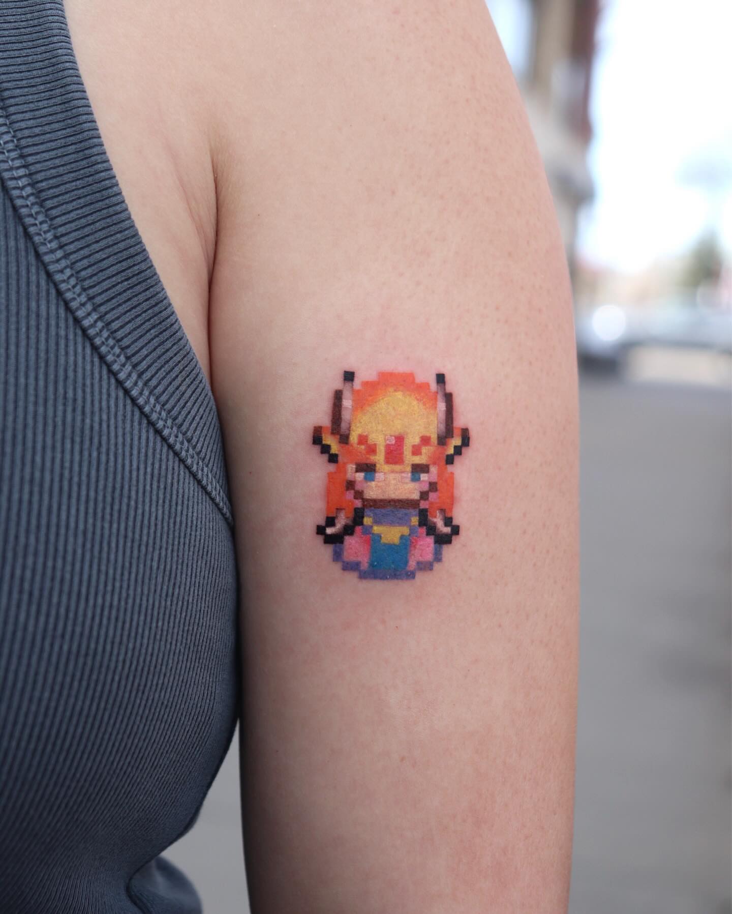 Tattoo by @insert_coin_1 β dotwork