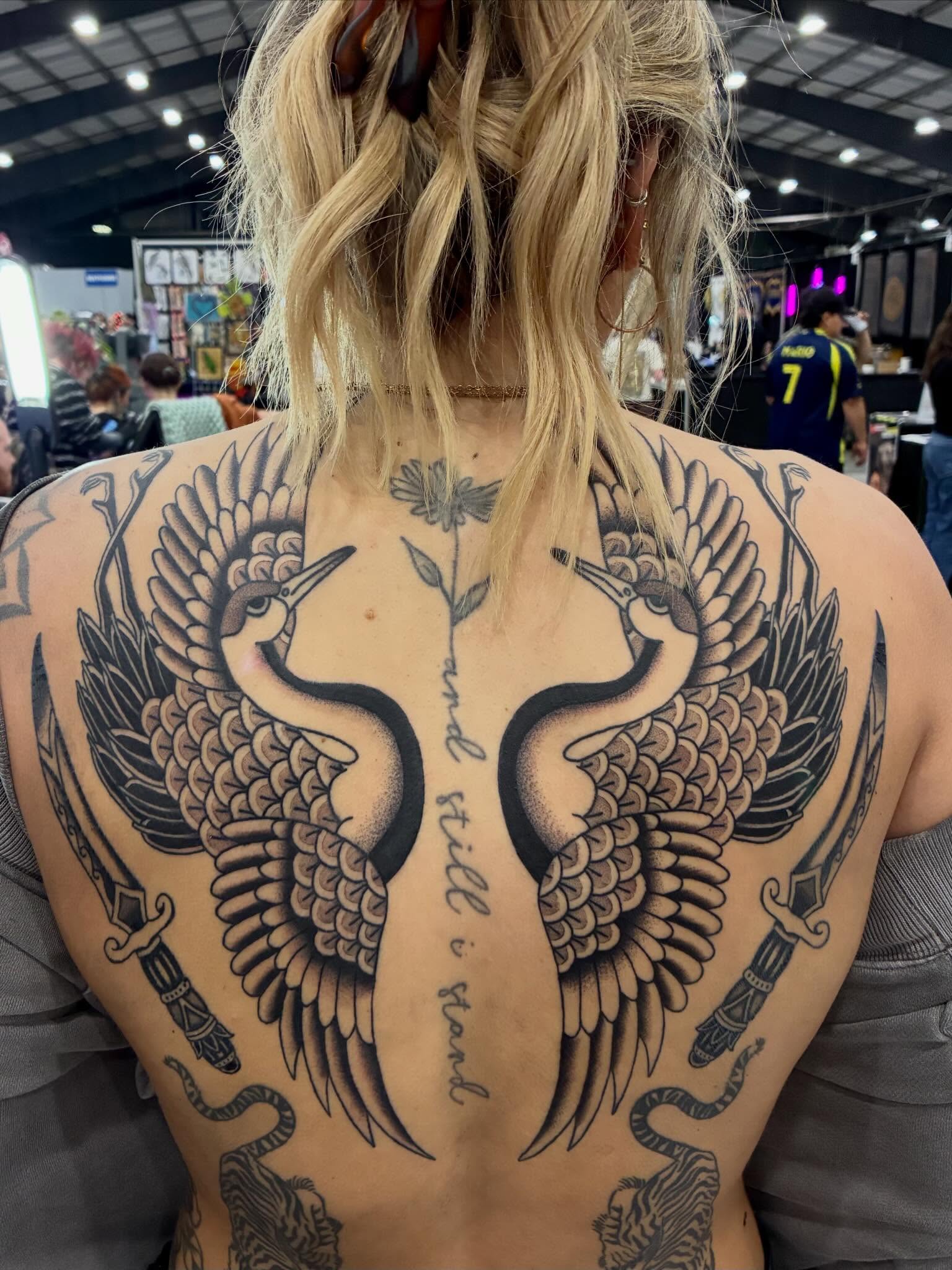 Tattoo by @tennessee_tuck — american_traditional, dotwork