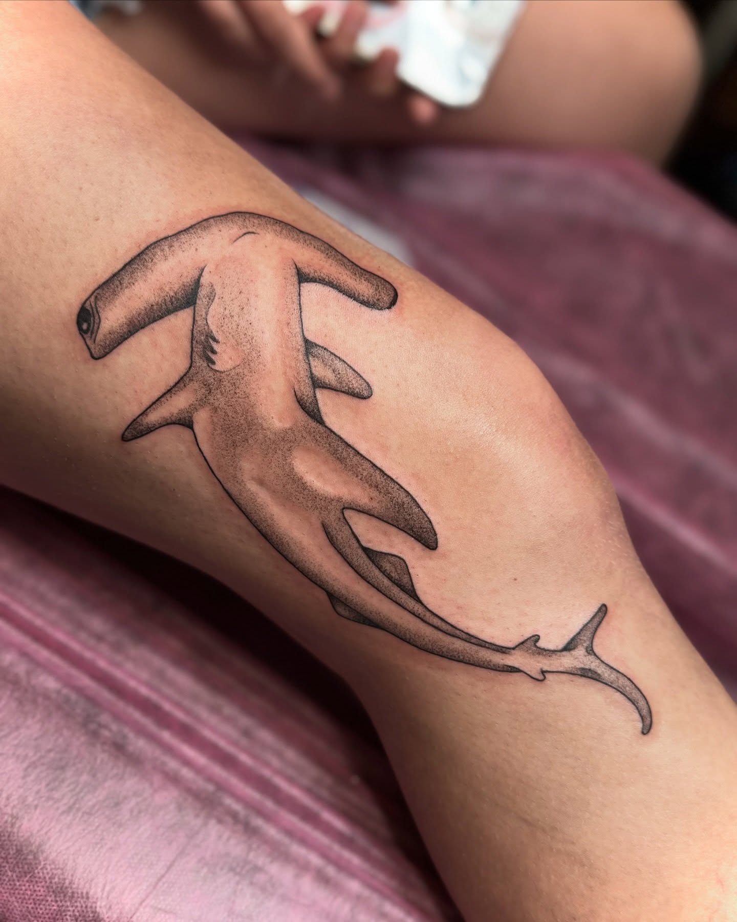Tattoo by @katelumos — dotwork