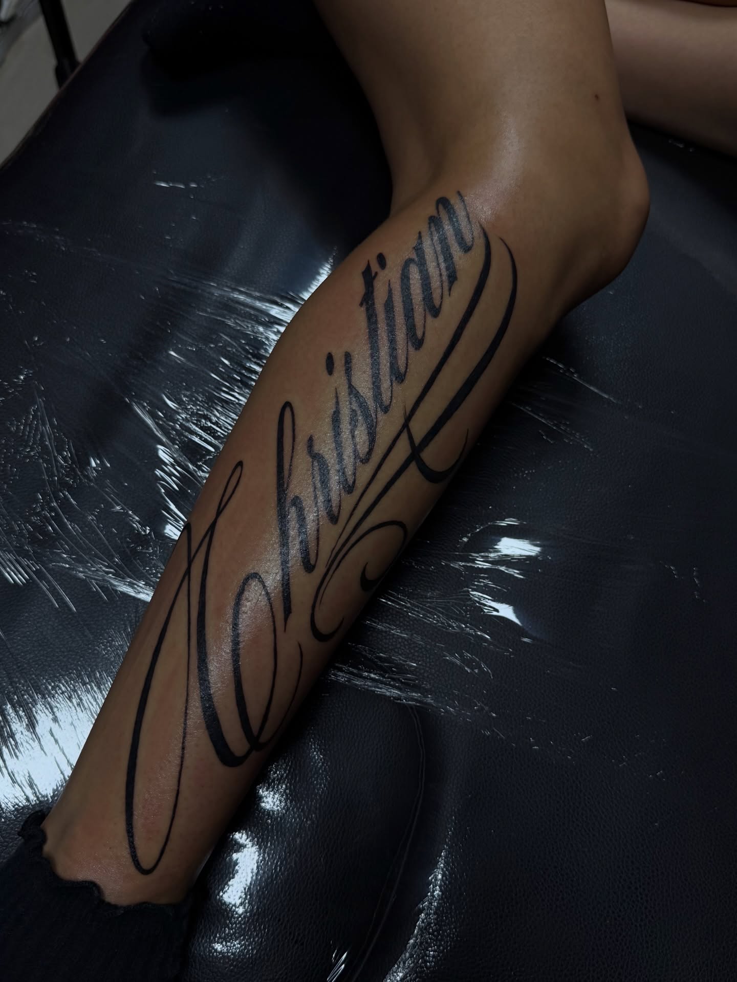 Tattoo by @babytattzz — lettering_script