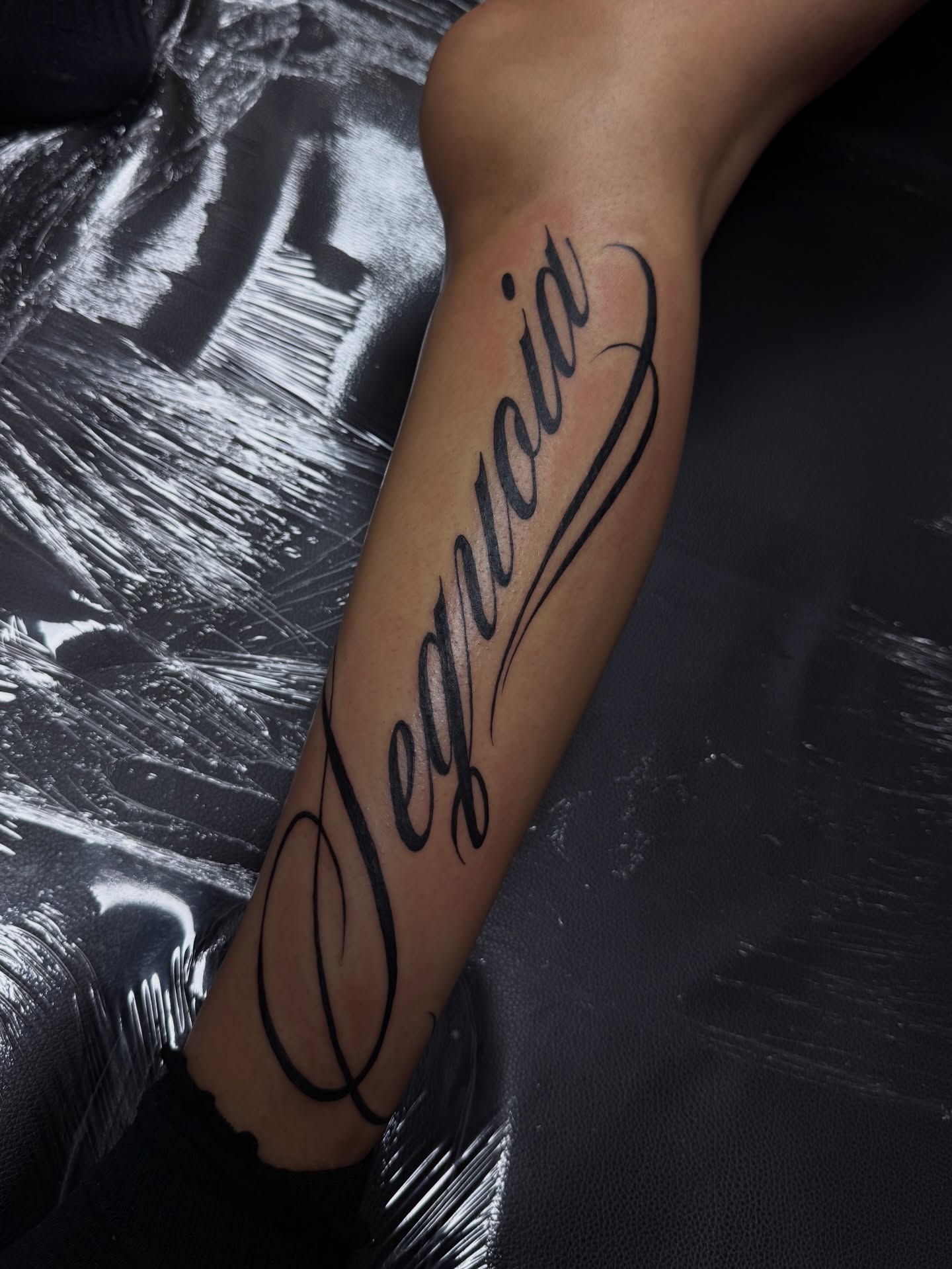 Tattoo by @babytattzz — lettering_script