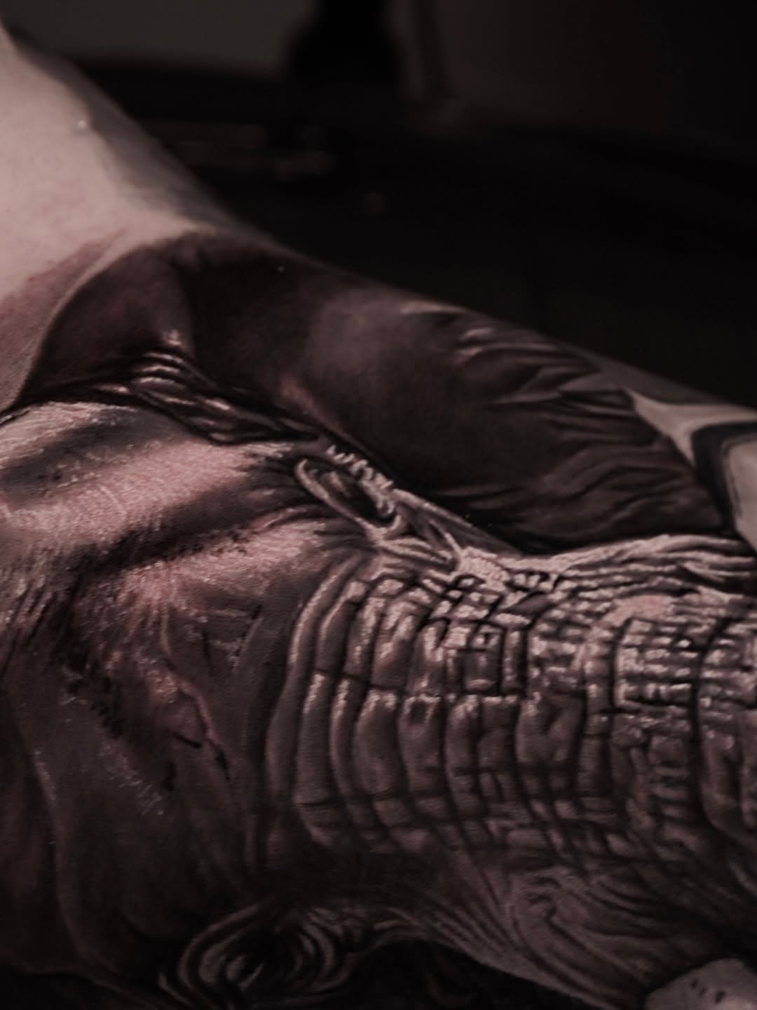 Tattoo by @luisbravotattoo — realism, black_and_grey