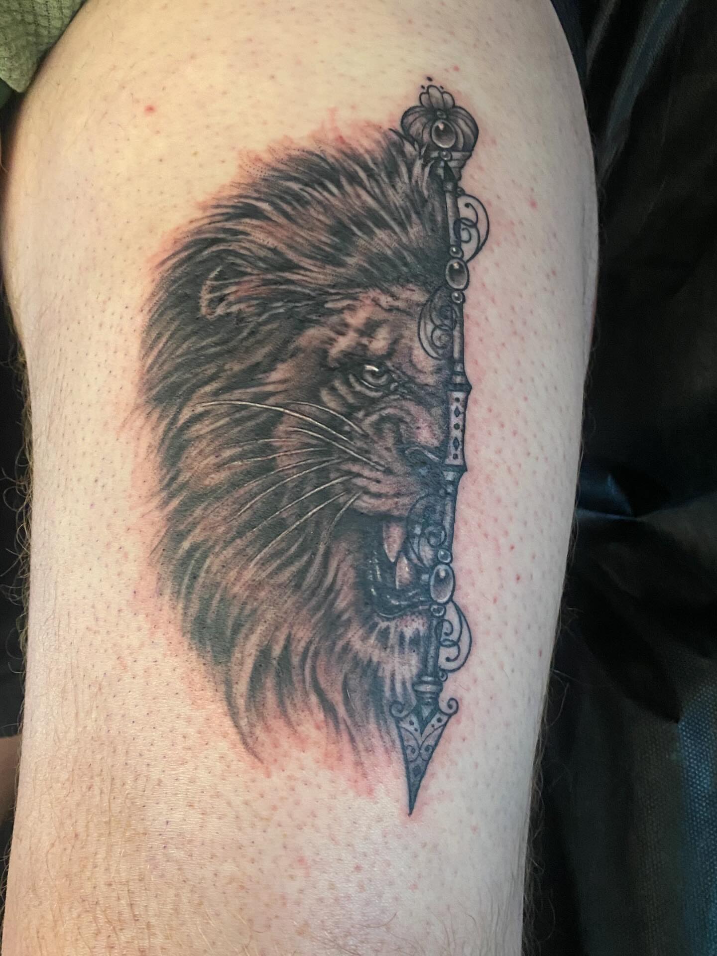 Tattoo by @katecooktattoos — realism, black_and_grey