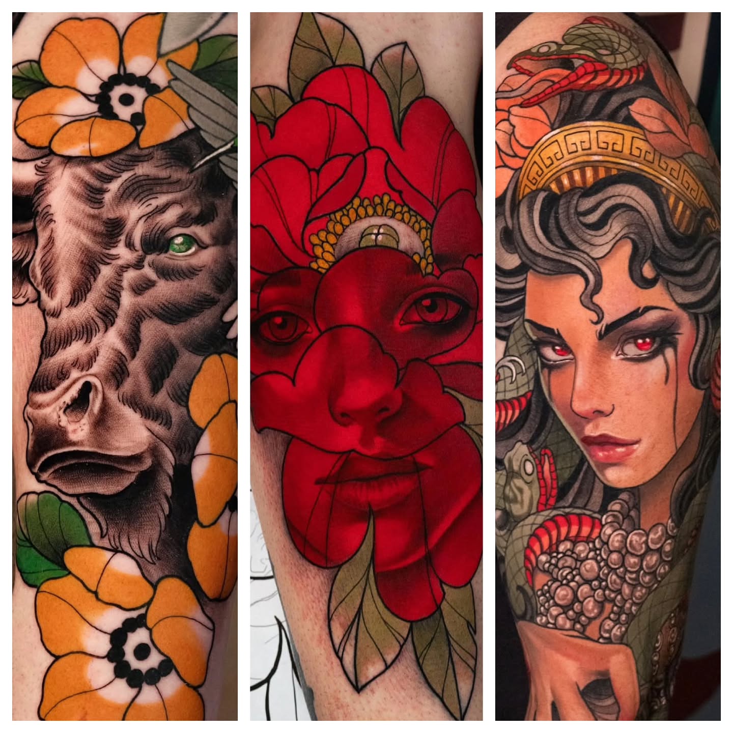 Tattoo by @lorenzolopezart — realism, neo_traditional