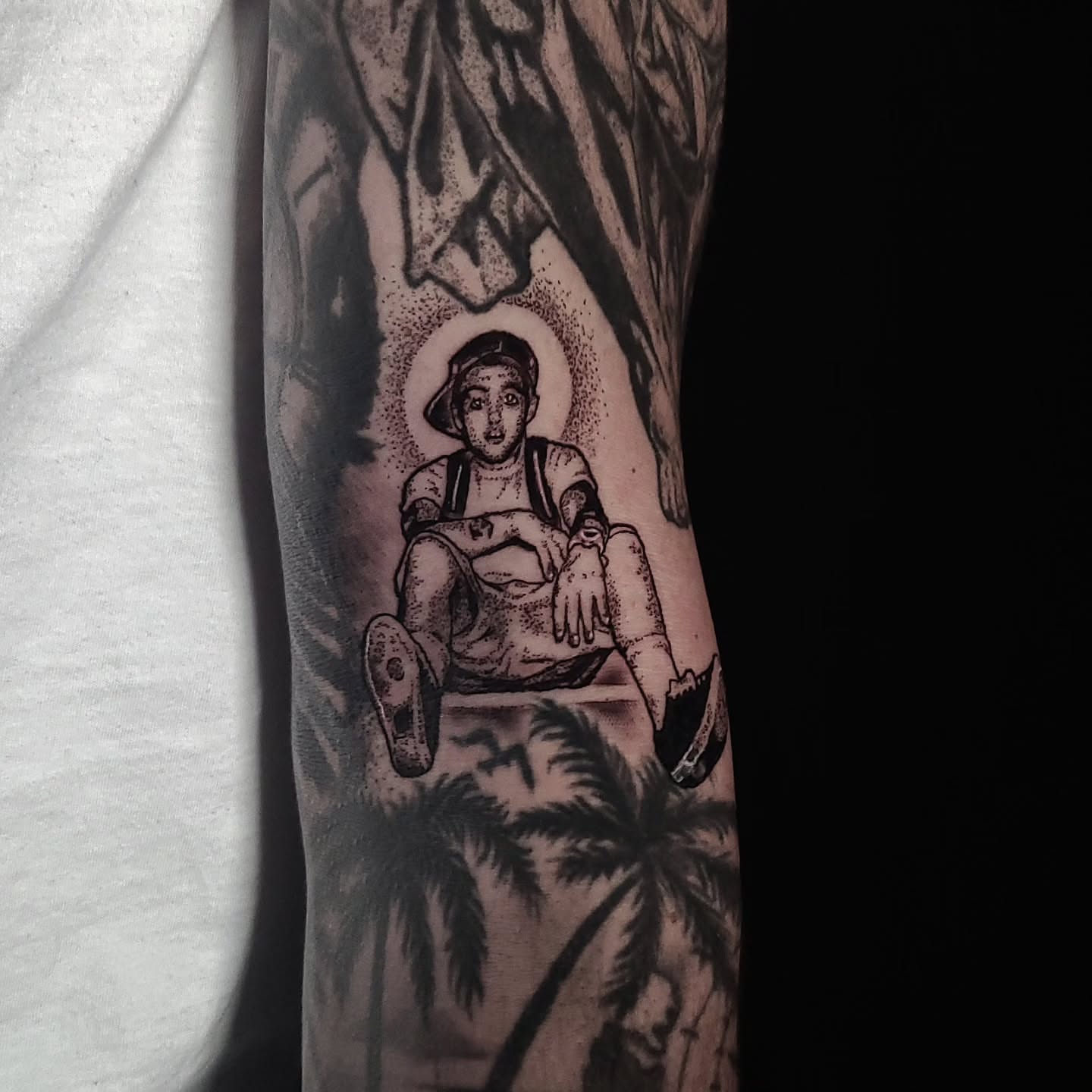Tattoo by @alexanderstairstattoos — dotwork