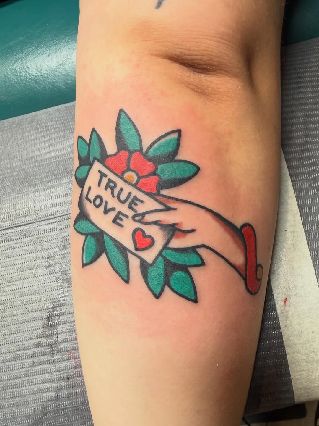Tattoo by @bgctattoo — american_traditional, lettering_script