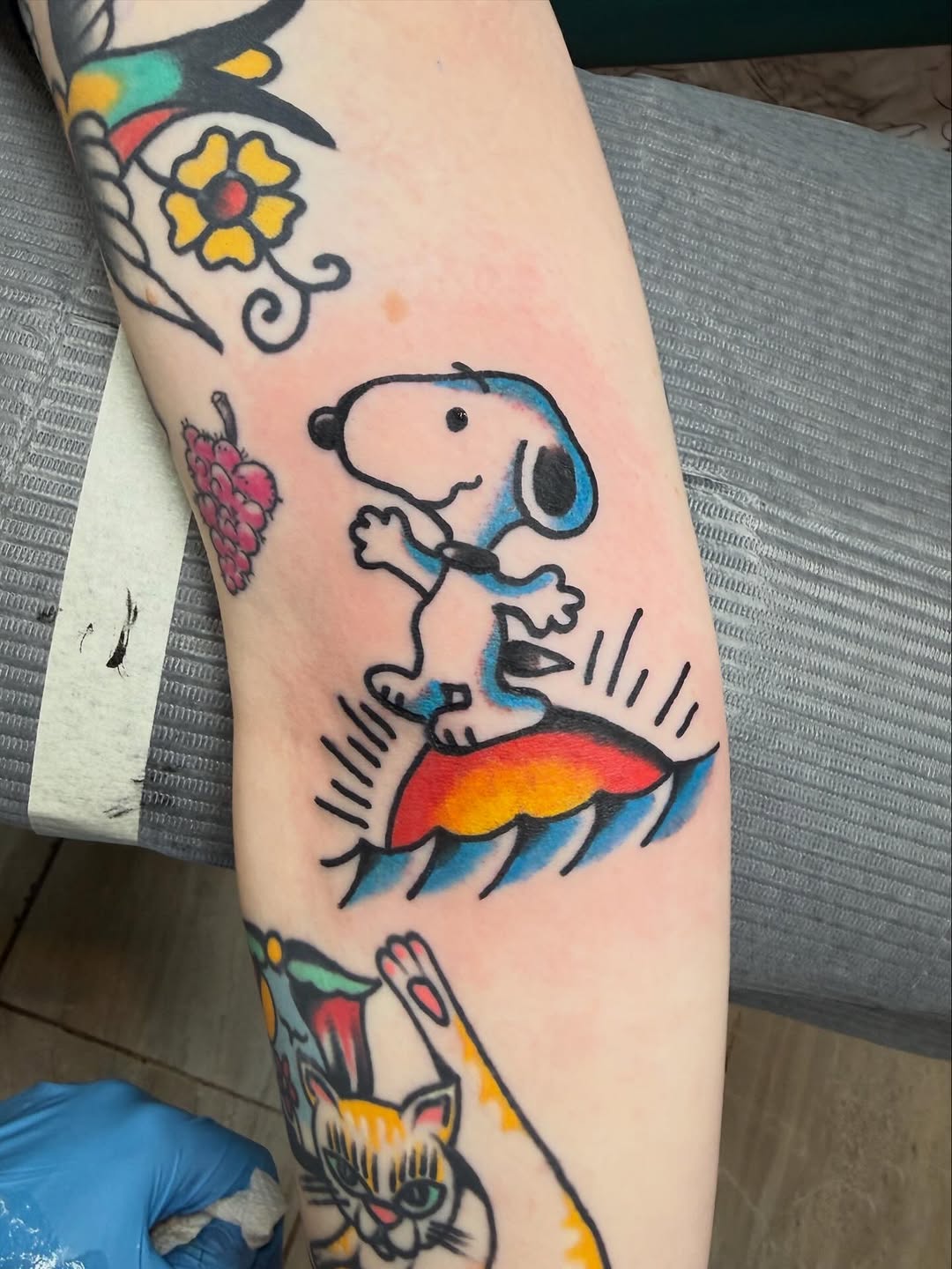 Tattoo by @bgctattoo — american_traditional, anime