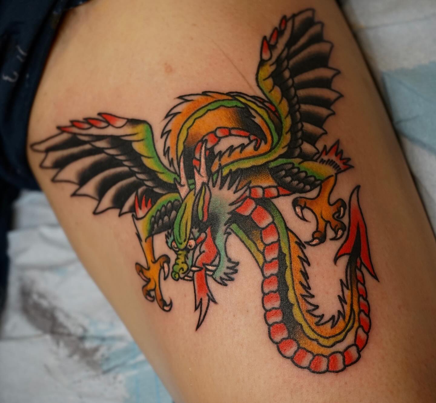 Tattoo by @tylerharringtontattoos — american_traditional