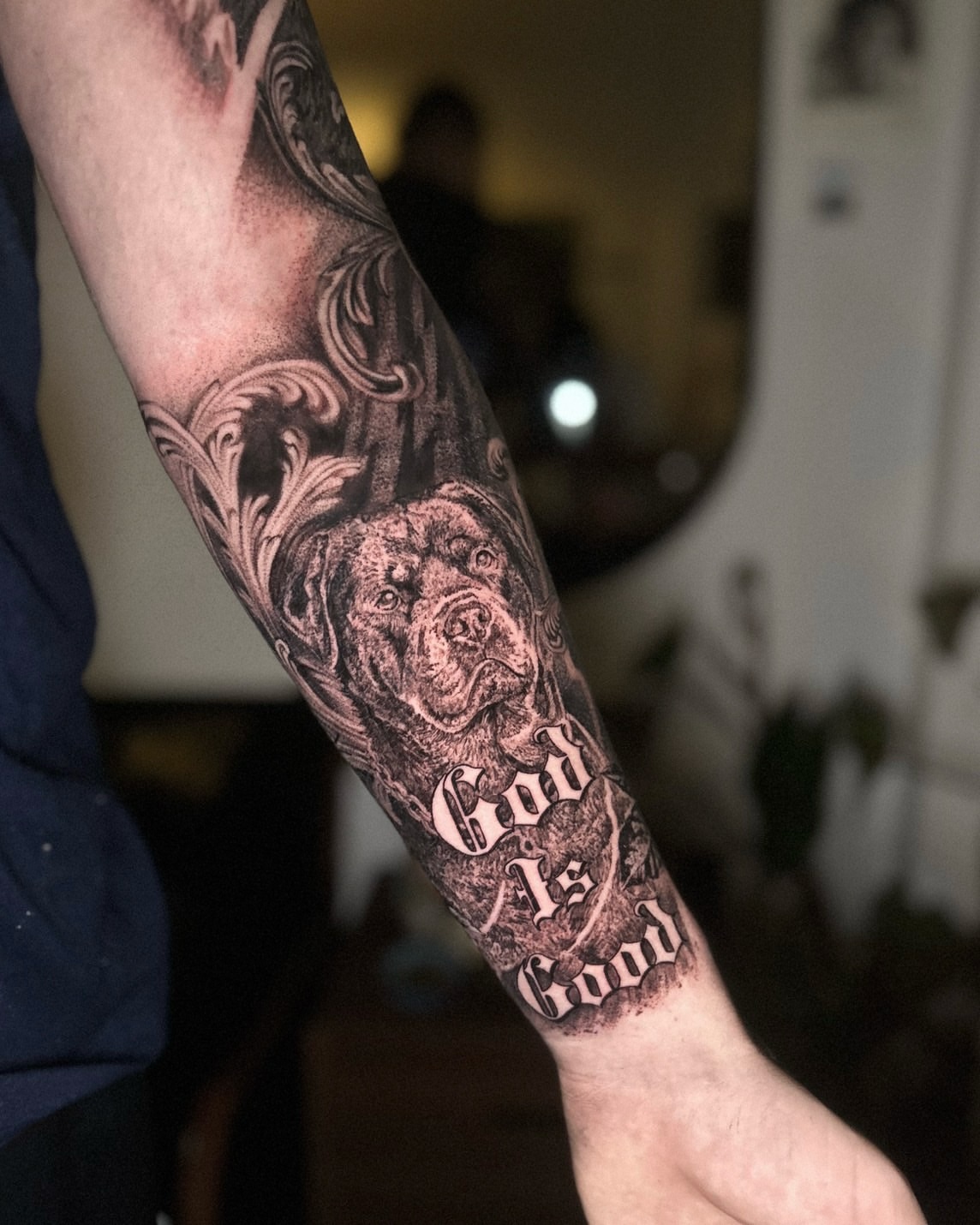 Tattoo by @noir_ink.tattookorat — black_and_grey, realism