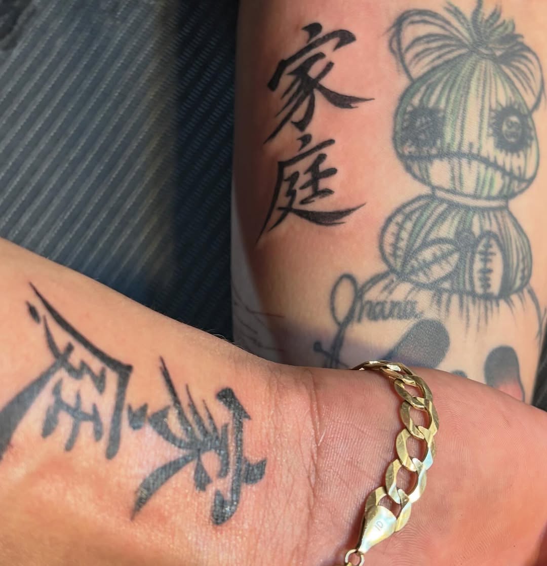 Japanese calligraphy lettering tattoo on the forearm by πππ§ ππ’ππ π¨ πππππ¨π¨π¬