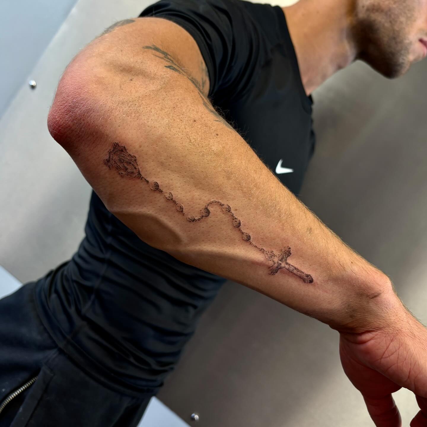 Tattoo by @siilvester — dotwork