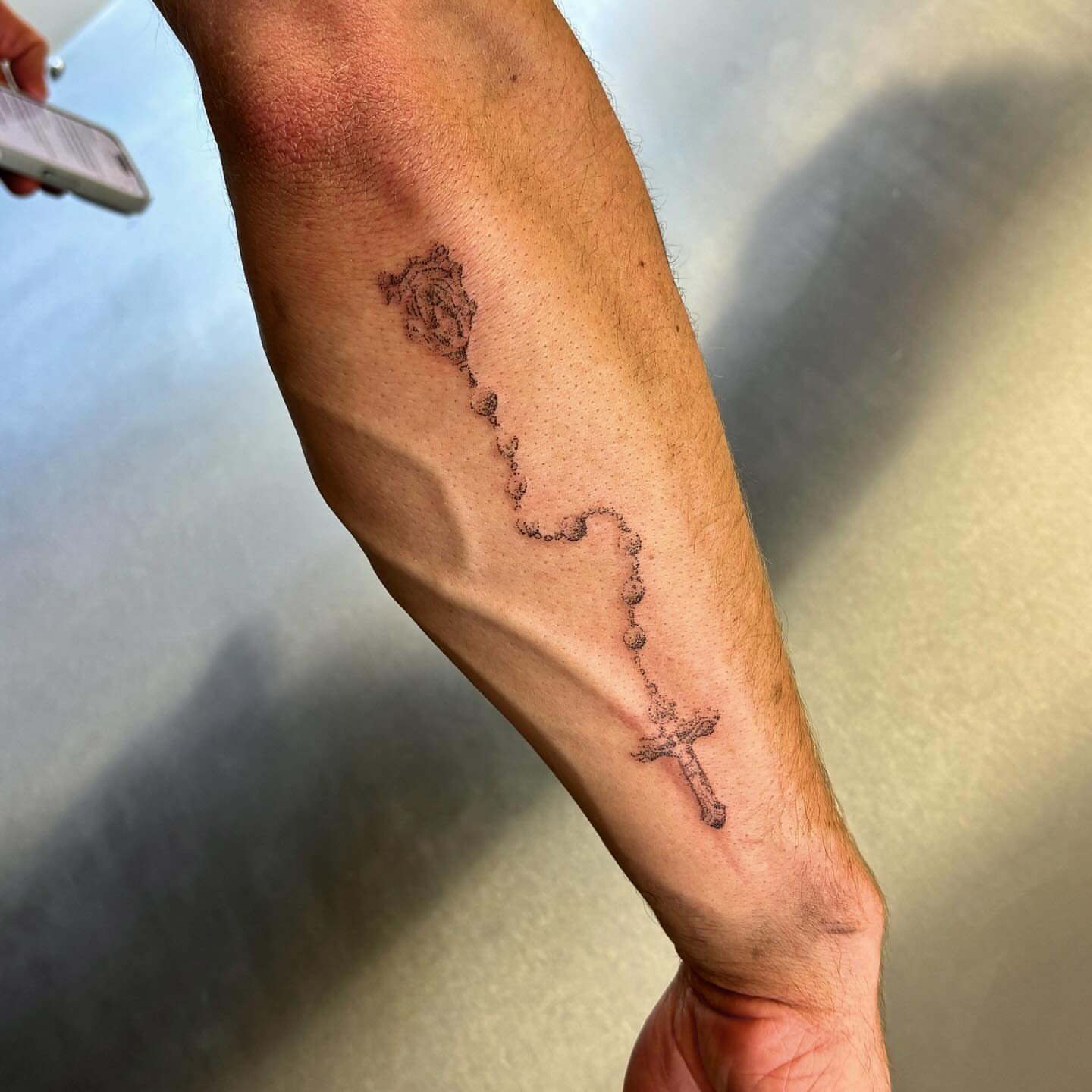 Tattoo by @siilvester — dotwork
