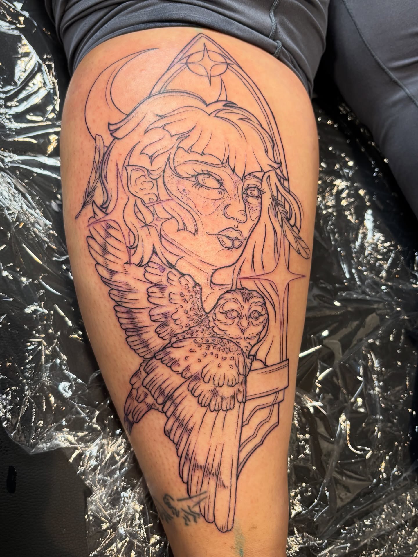 Tattoo by @aves_inks — black_and_grey, realism