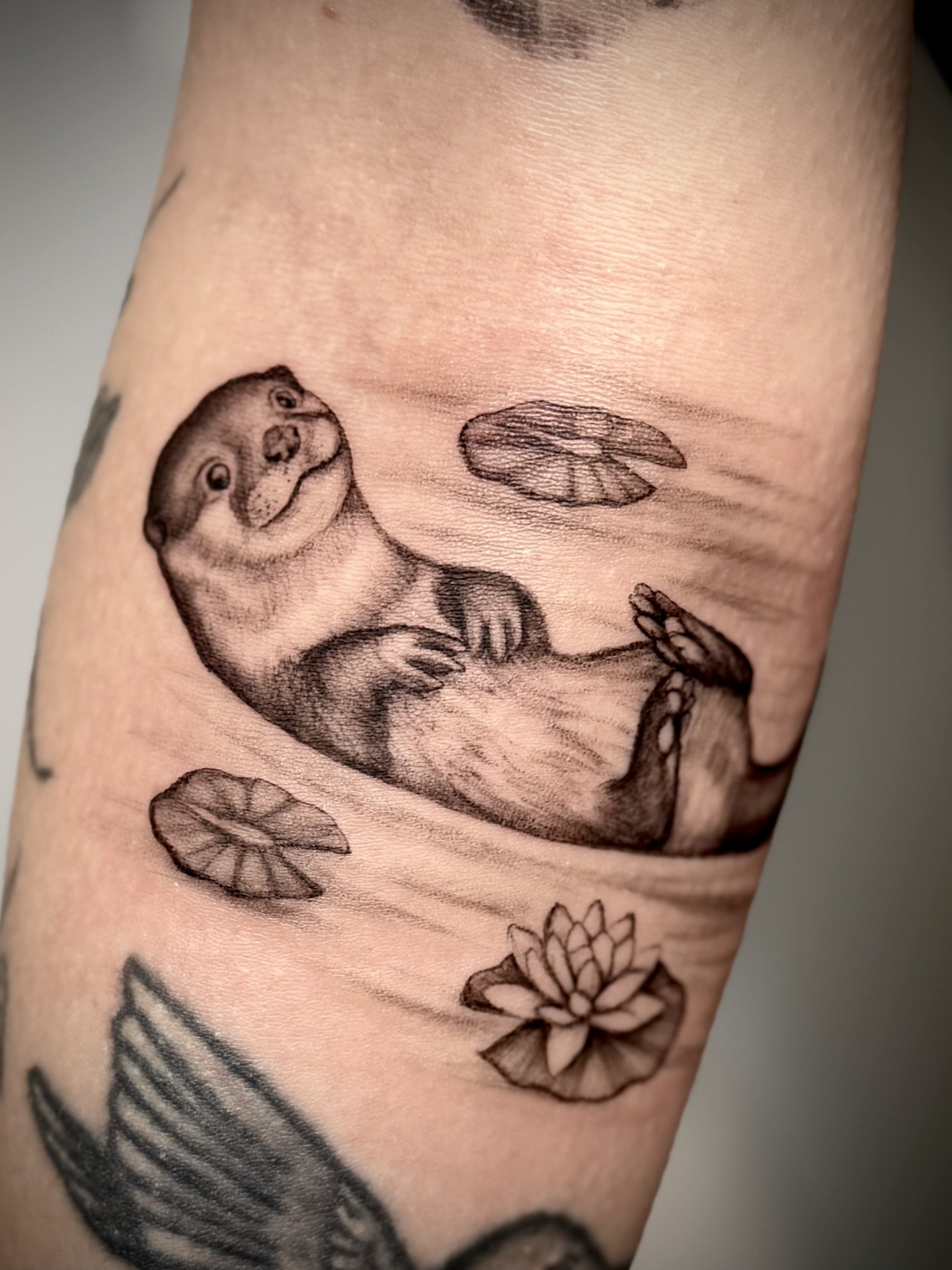 Tattoo by @tatts_by_kat — realism, black_and_grey