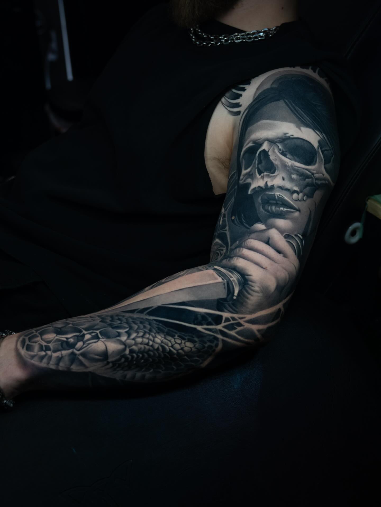 Tattoo by @fabio_tattooartist — realism, dark_realism