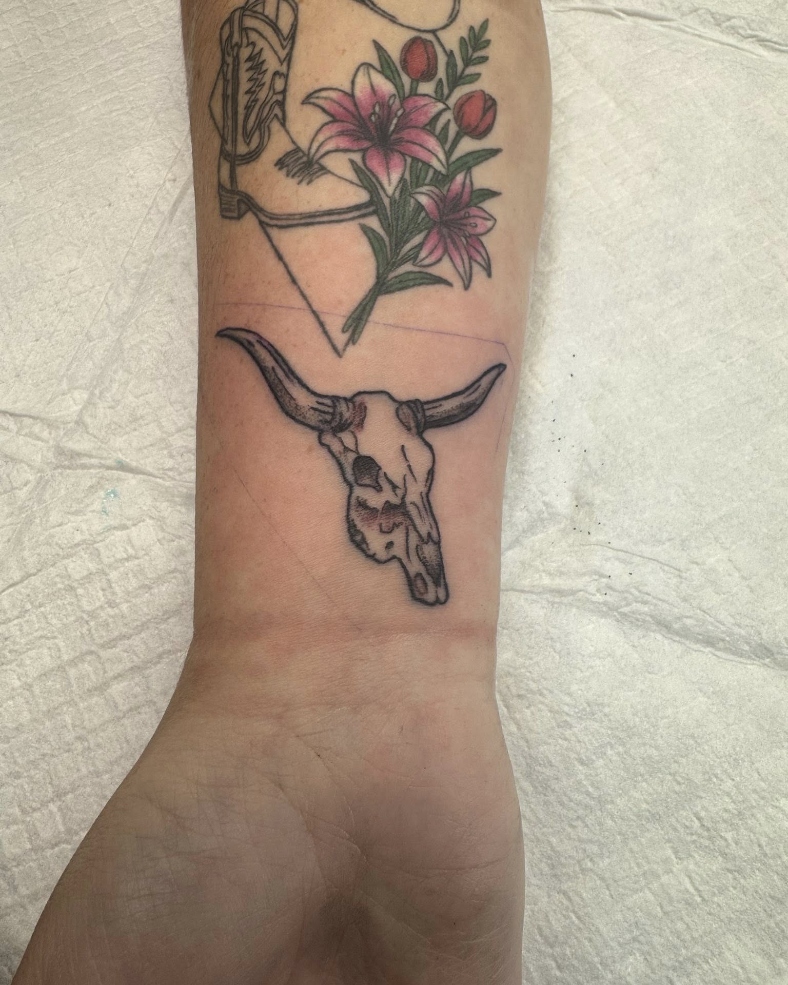 Tattoo by @catfishjimmytattoos — black_and_grey