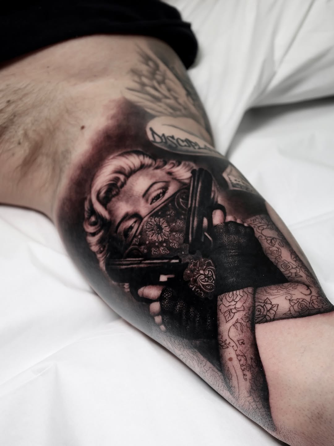 Tattoo by @leahross_tattoo — black_and_grey, realism