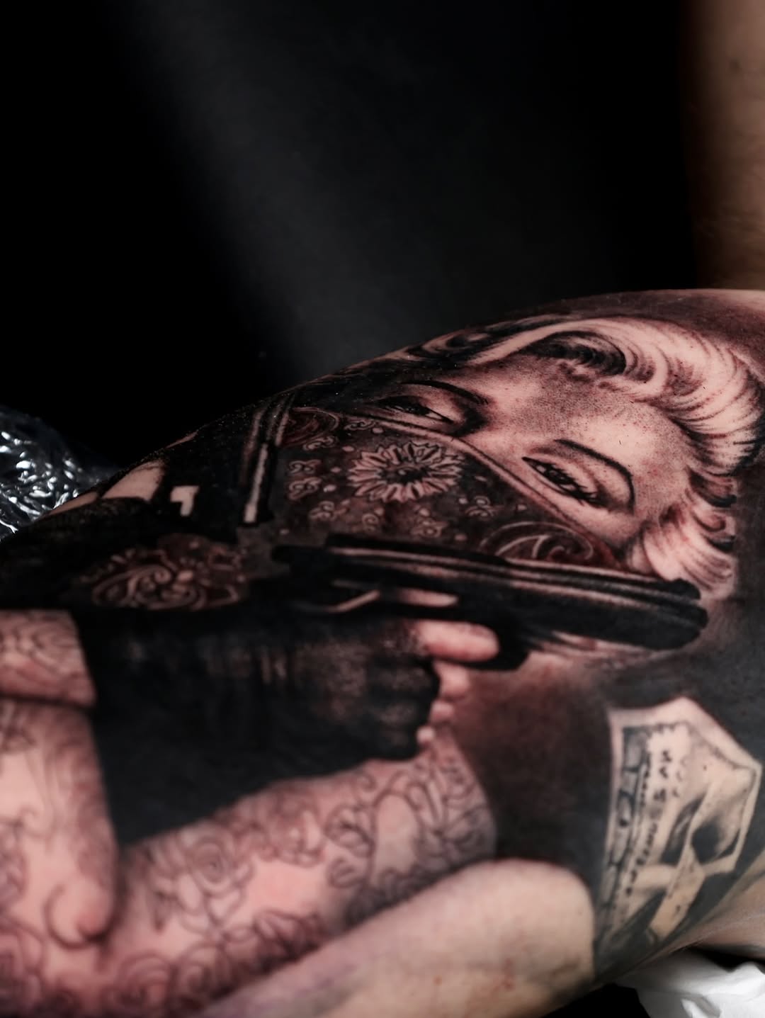 Tattoo by @leahross_tattoo — realism, black_and_grey