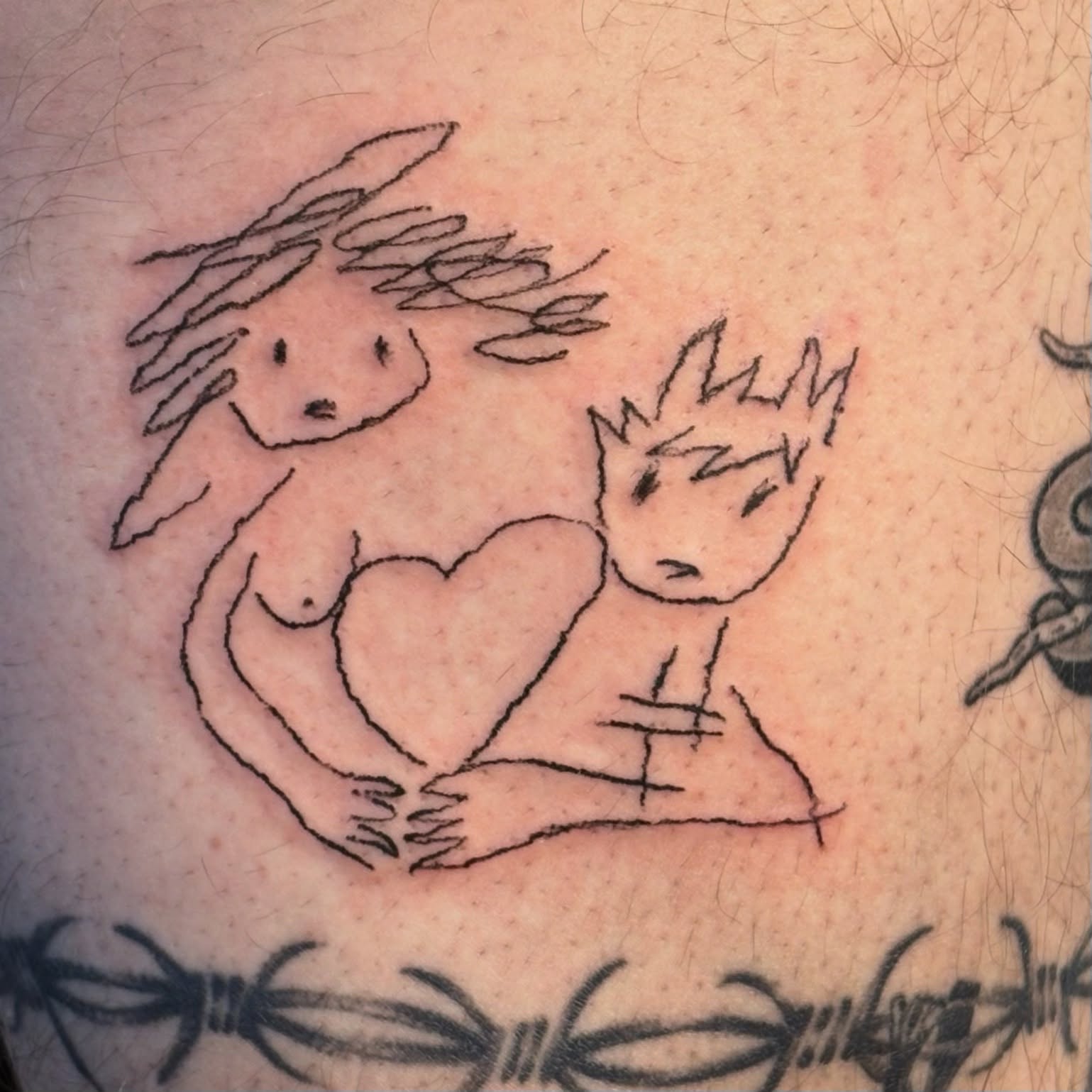 Tattoo by @seayalaterpirate — minimalist