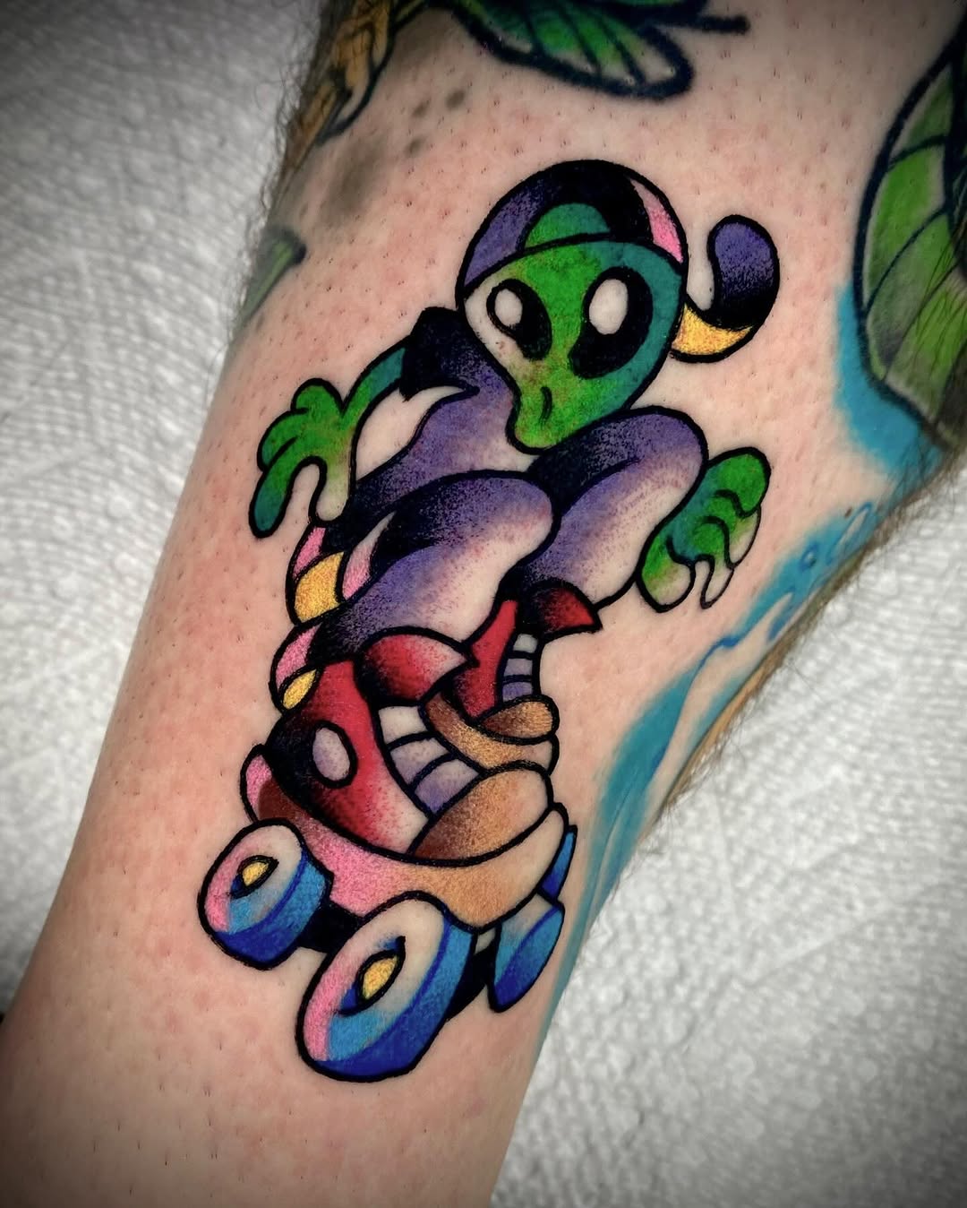 Tattoo by @whipshade_wiz — new_school