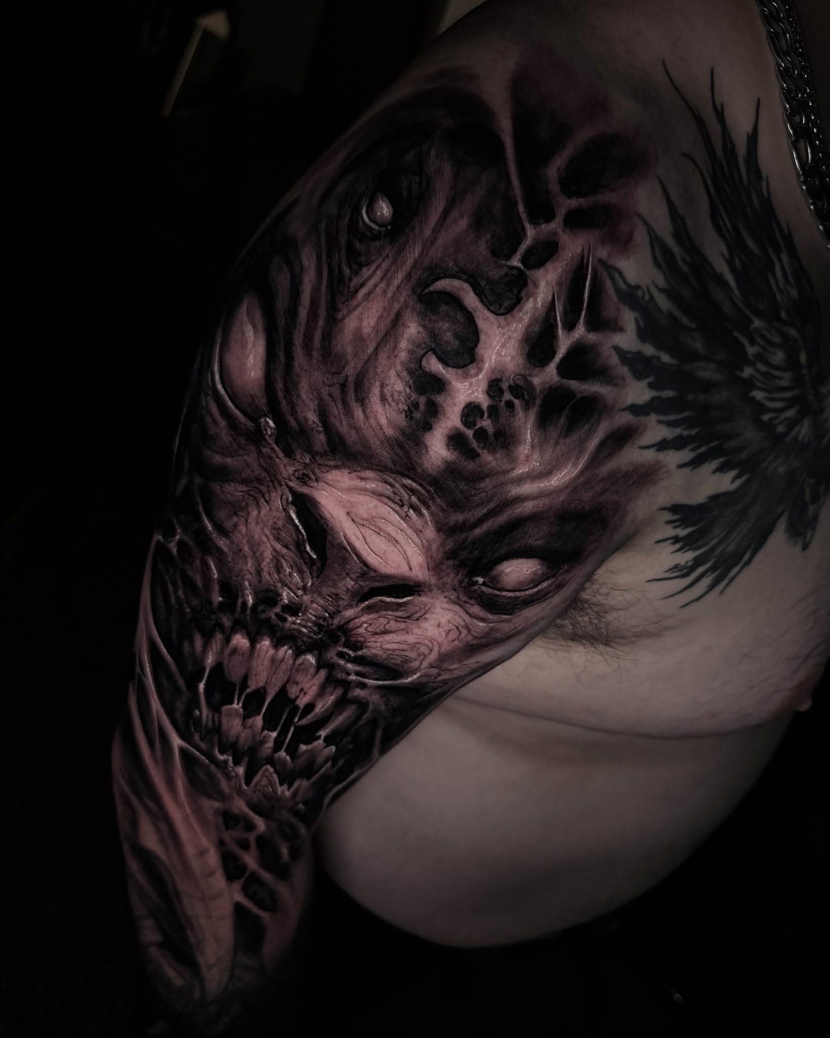 Tattoo by @brunomorettitattoo — dark_realism