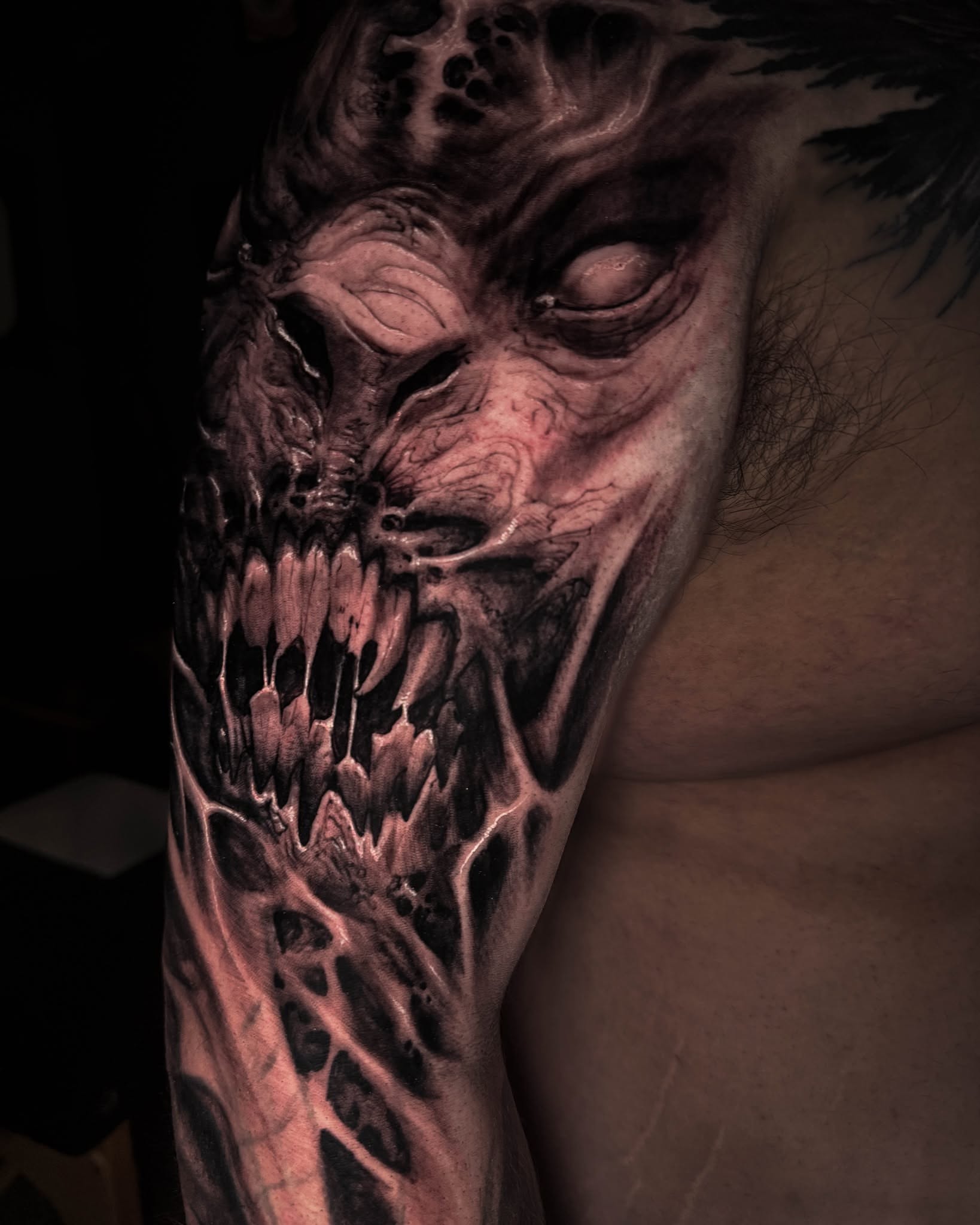 Tattoo by @brunomorettitattoo — dark_realism