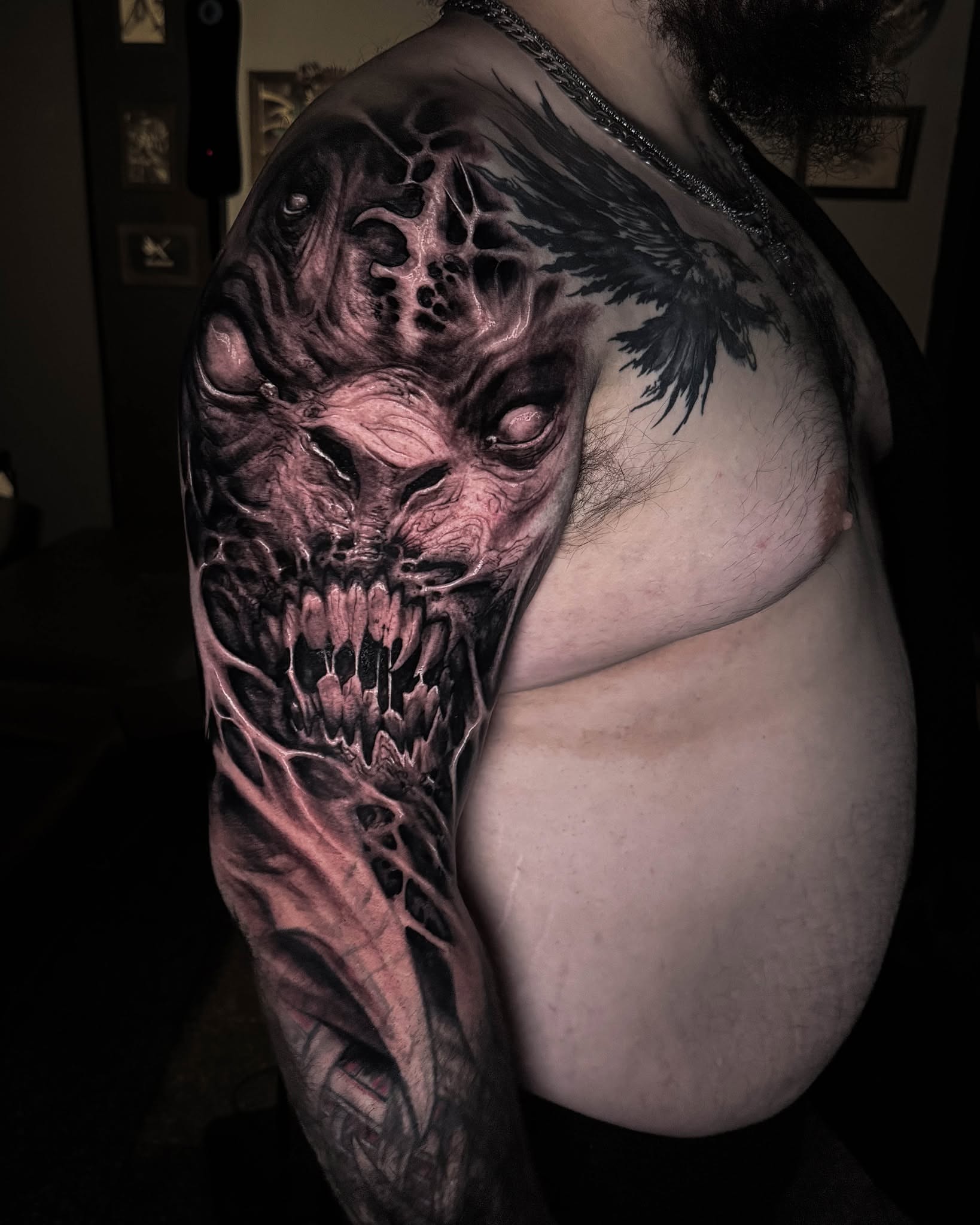 Tattoo by @brunomorettitattoo — dark_realism