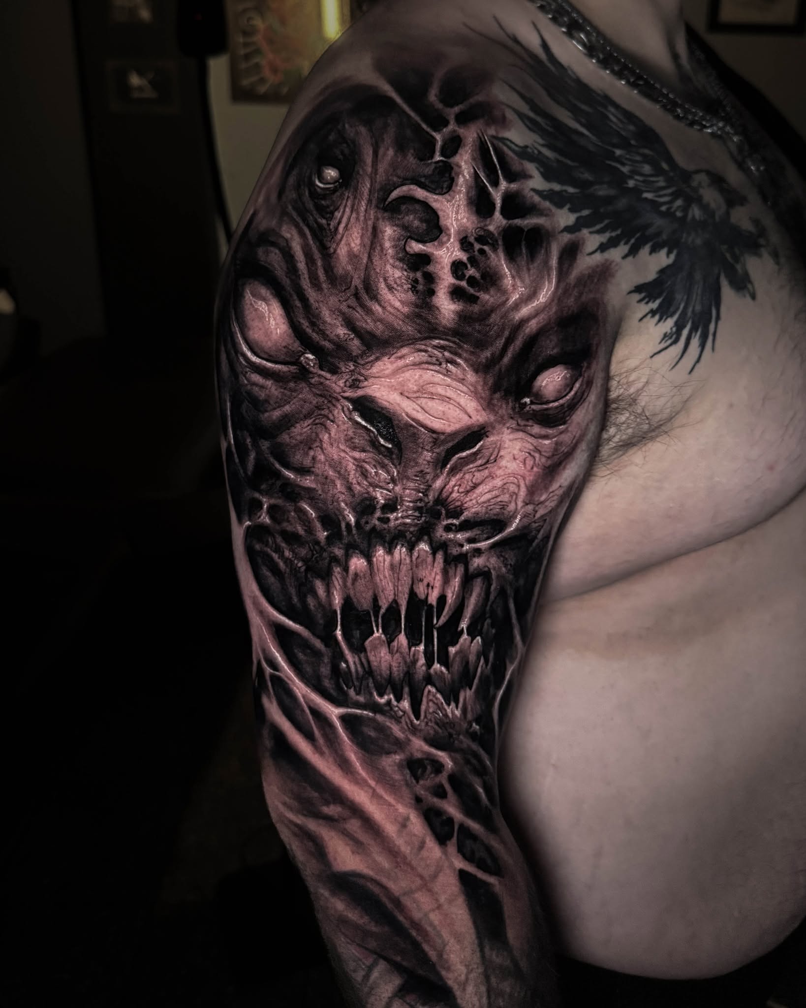 Tattoo by @brunomorettitattoo — dark_realism