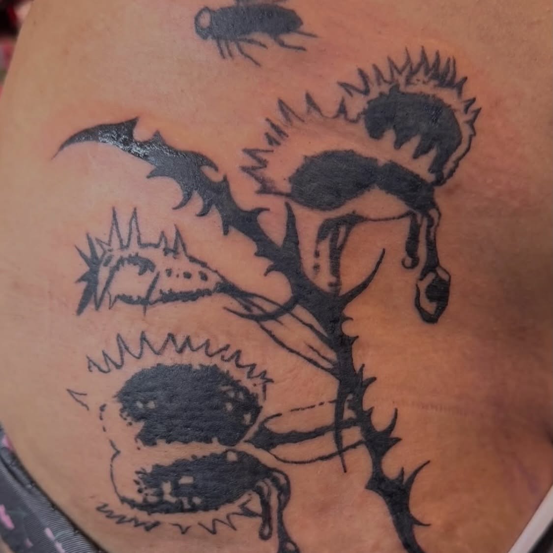 Tattoo by @roach__b — black_and_grey