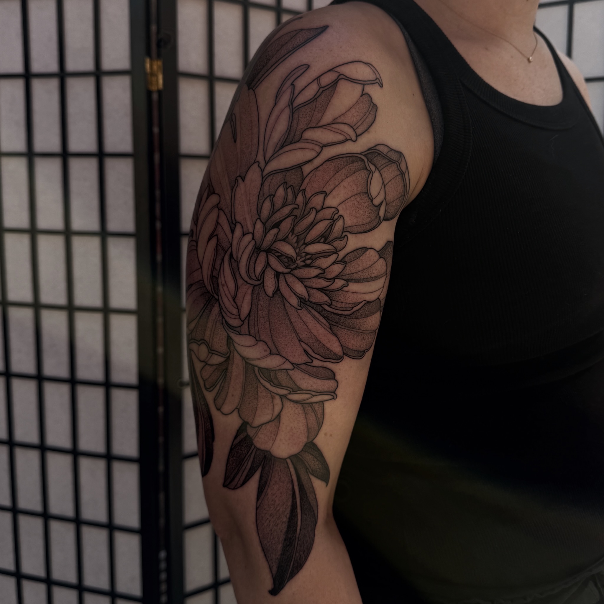 Tattoo by @tattoosbygina — black_and_grey