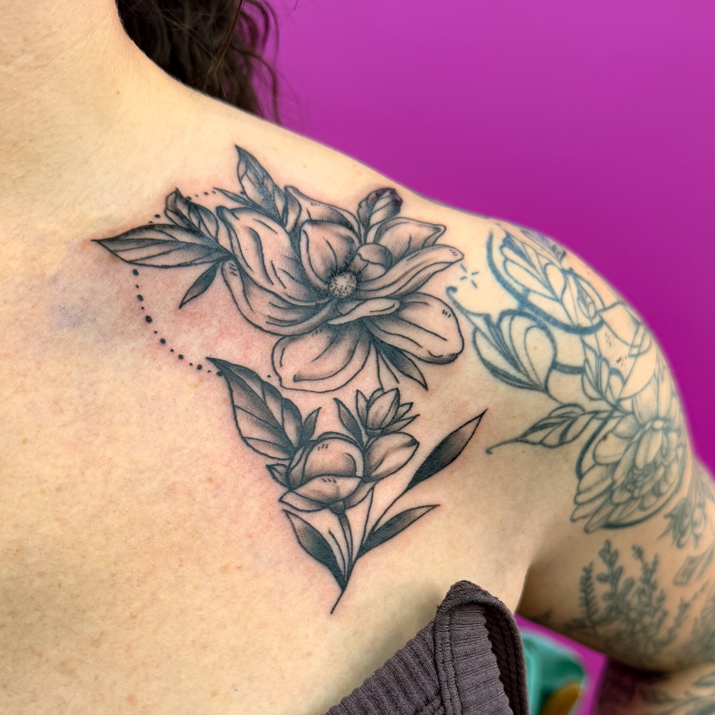 Tattoo by @mylenemassacre — black_and_grey
