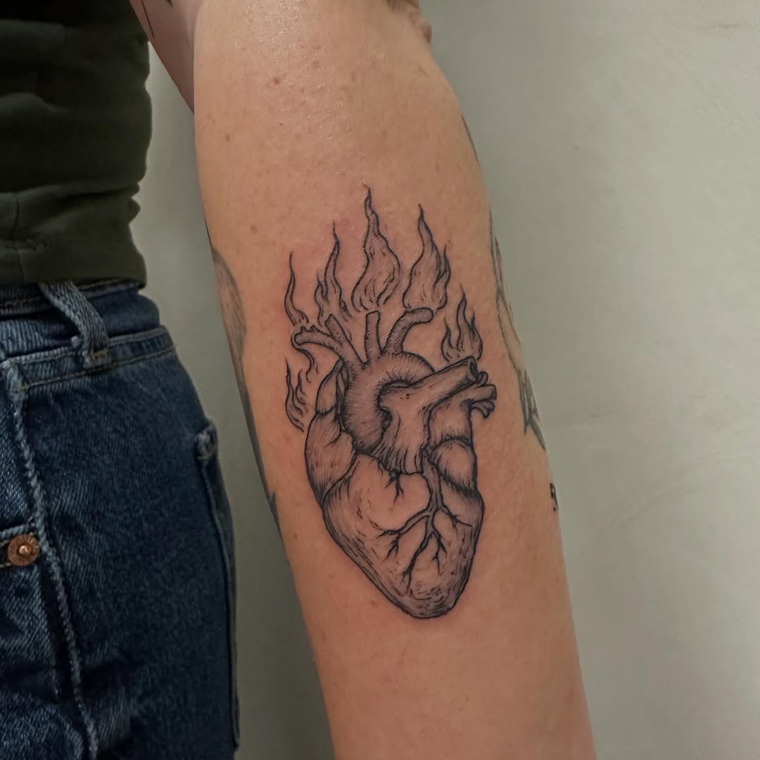 Tattoo by @linesofblack — black_and_grey, realism