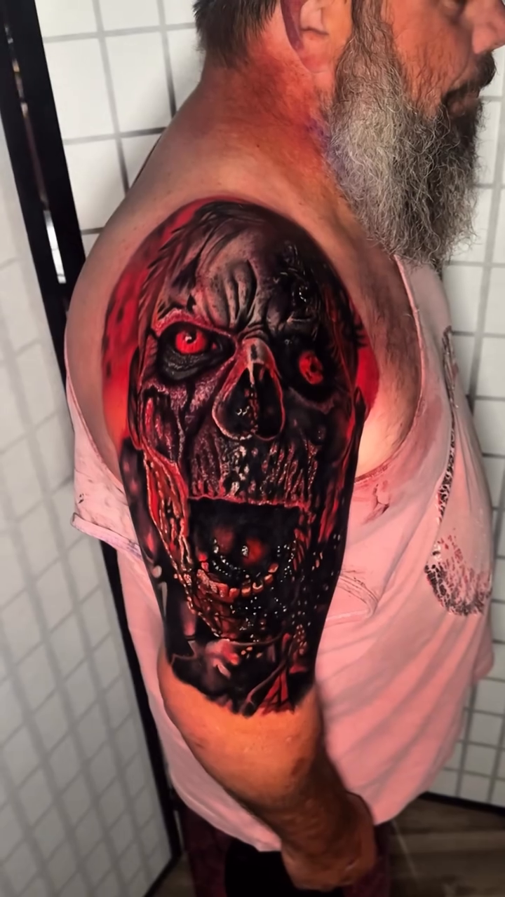 Tattoo by @zachashtontattoo — realism, dark_realism