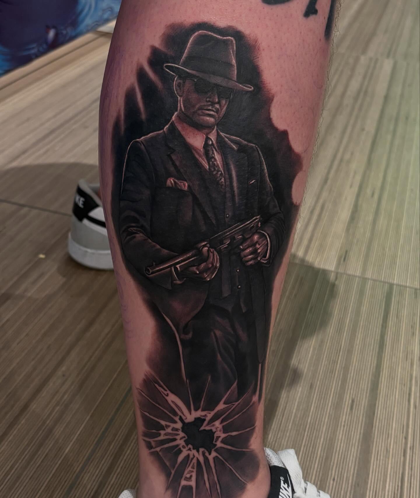 Tattoo by @howboutjesse_tattoos — black_and_grey, realism