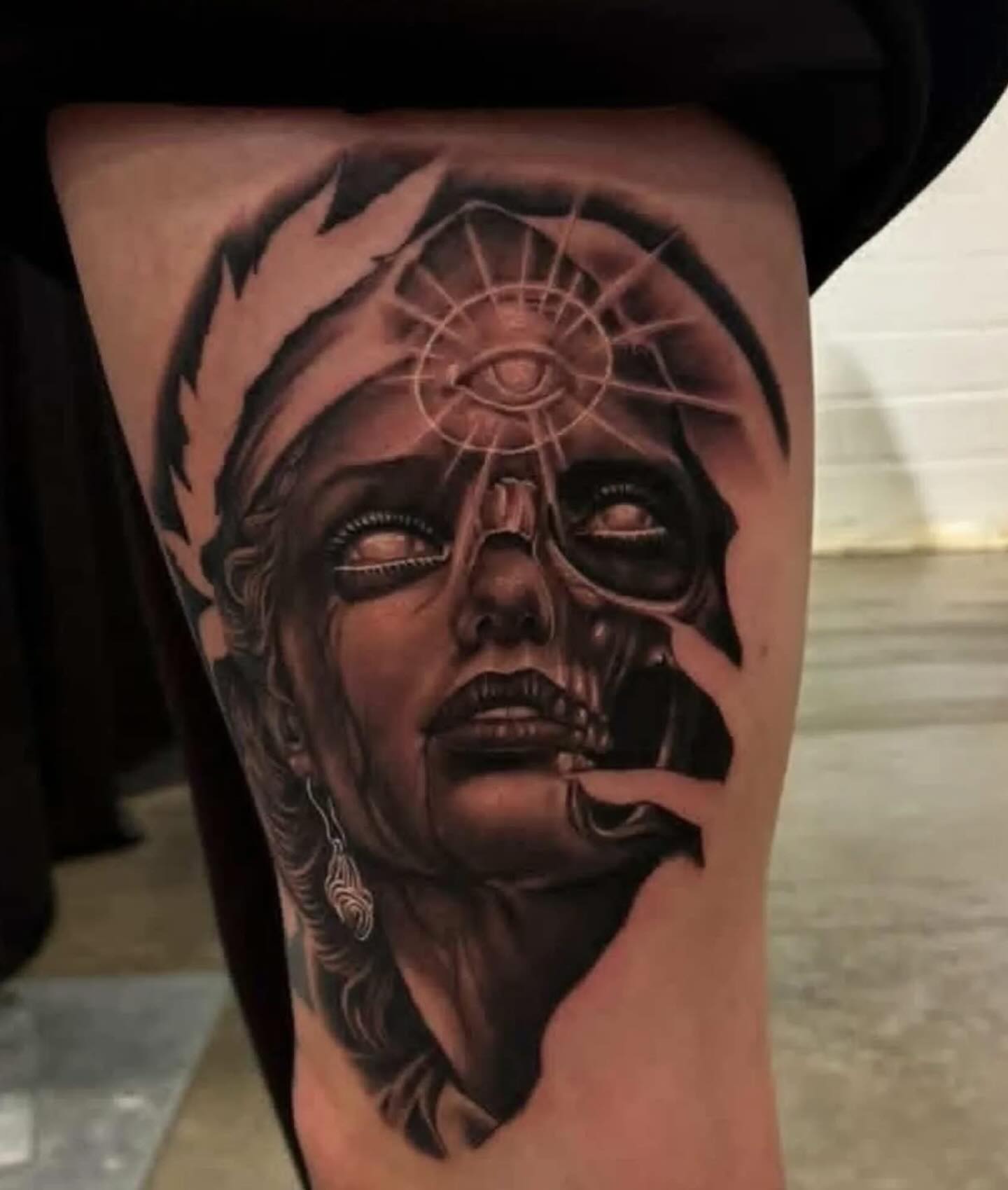 Tattoo by @howboutjesse_tattoos — realism, dark_realism