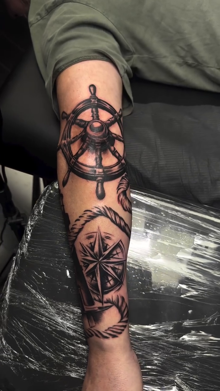 Tattoo by @blasttattooing — realism, black_and_grey
