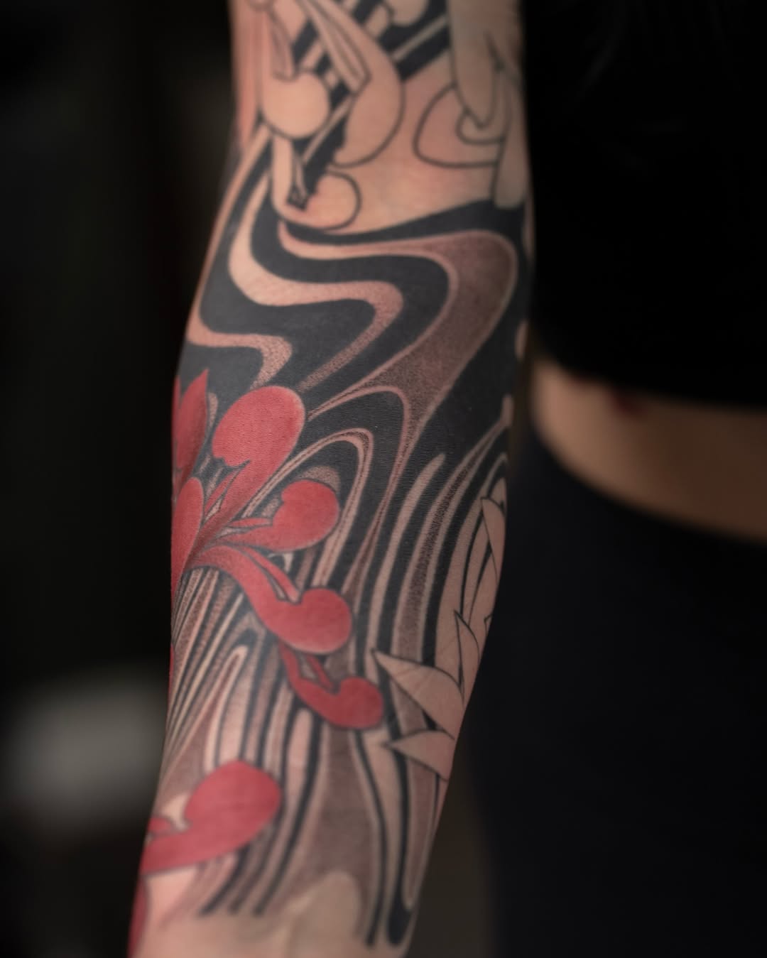 Tattoo by @largedrpeppa β japanese_irezumi, black_and_grey