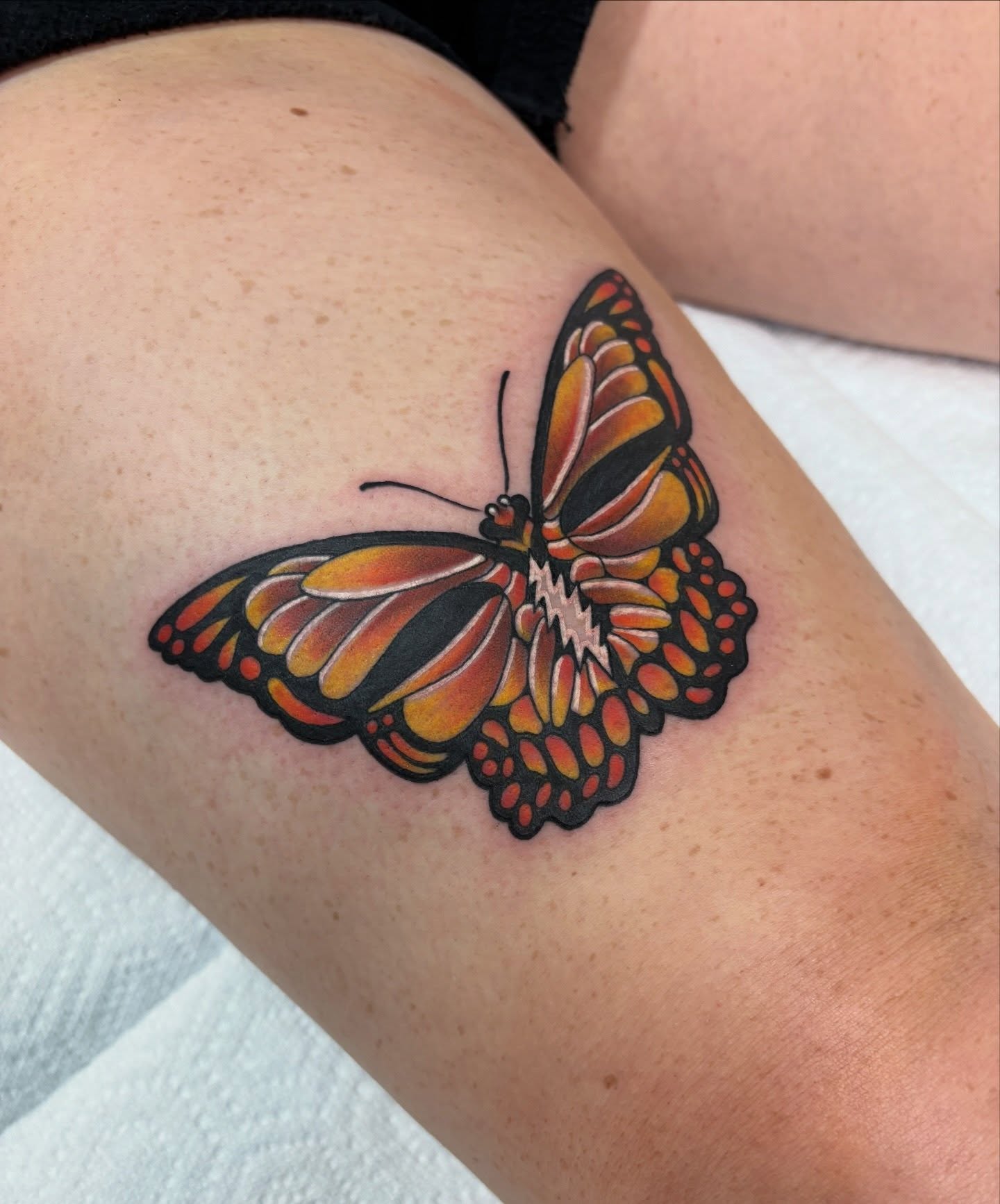 Tattoo by @genevieveink — american_traditional