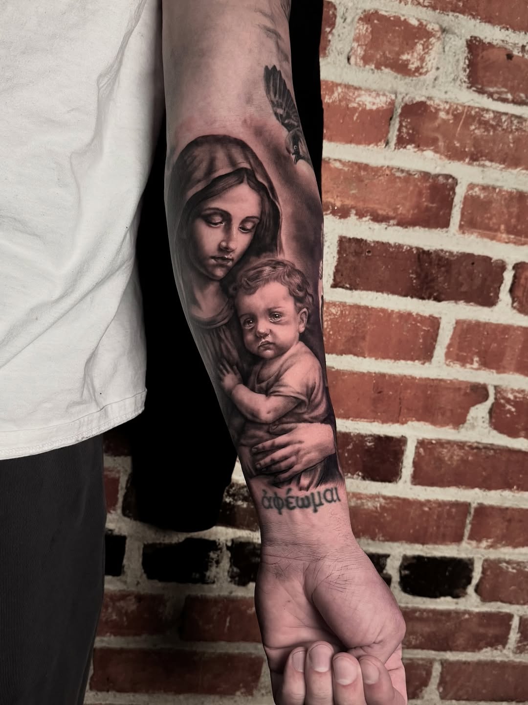 Tattoo by @kelsealake — realism, black_and_grey