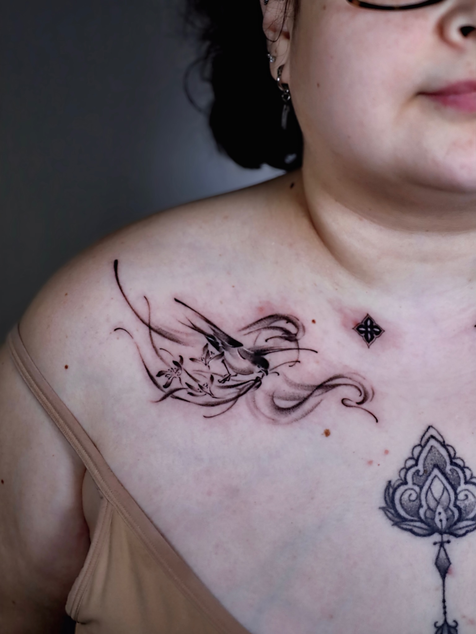Tattoo by @junsinkmontreal — black_and_grey