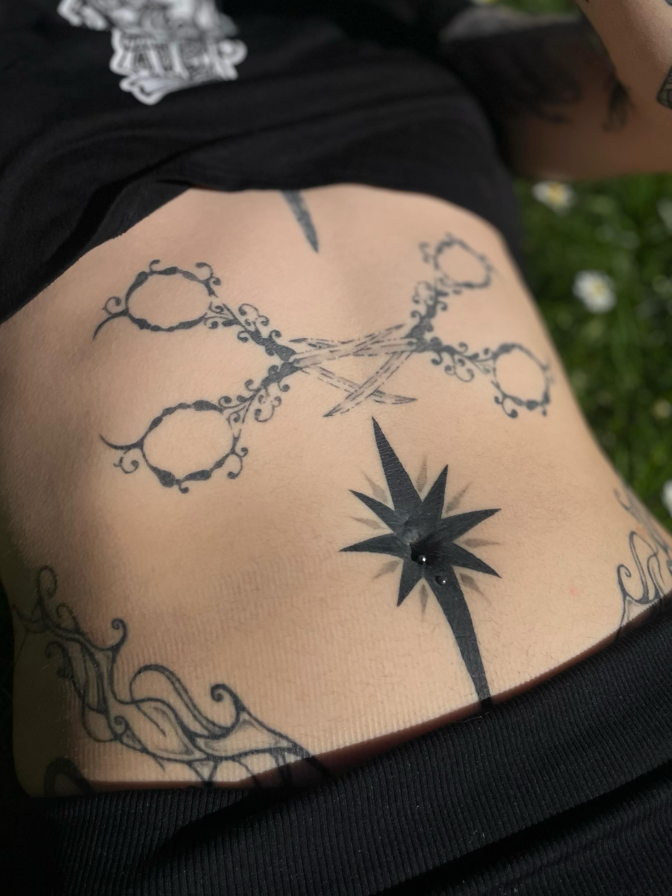 Tattoo by @mayhurtafly — black_and_grey