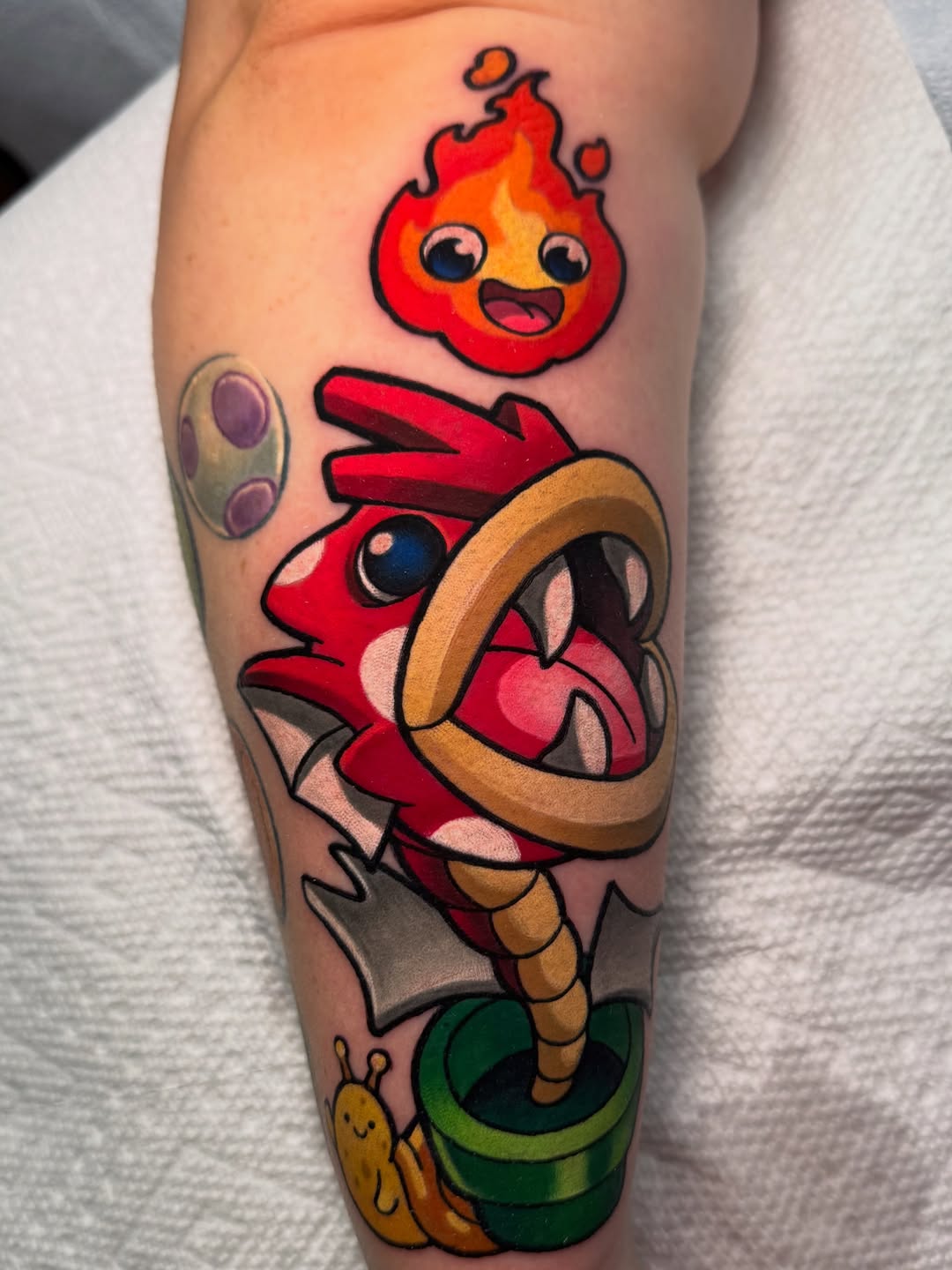 Tattoo by @toothjuice_ — new_school, anime