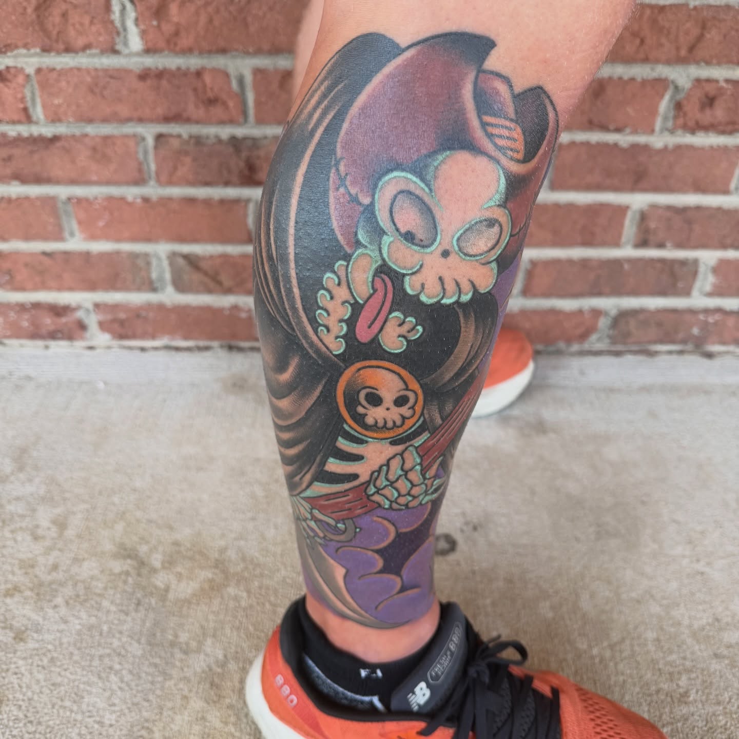 Tattoo by @taintidtats — american_traditional, dotwork