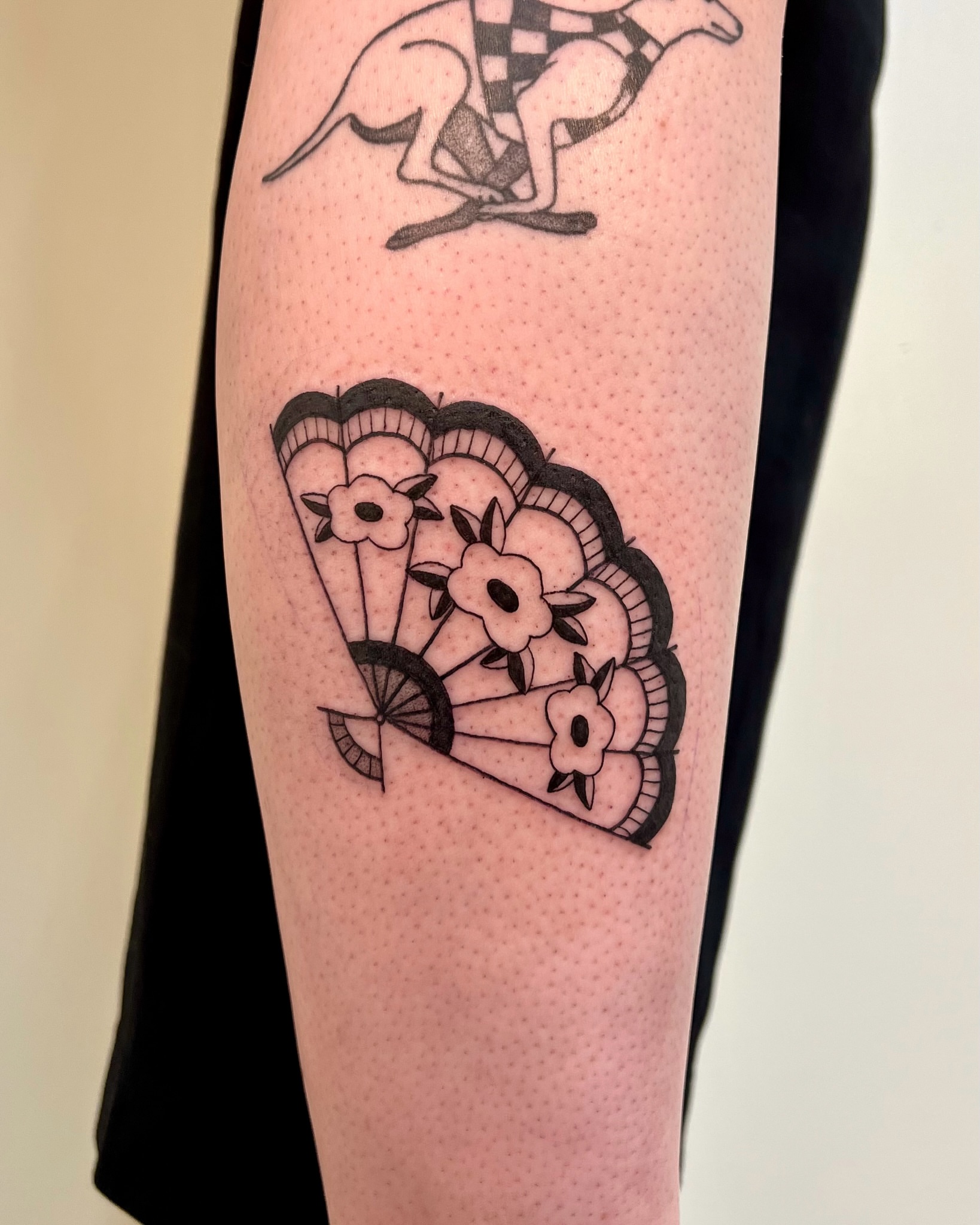 Tattoo by @loganbeauseigle — dotwork, geometric