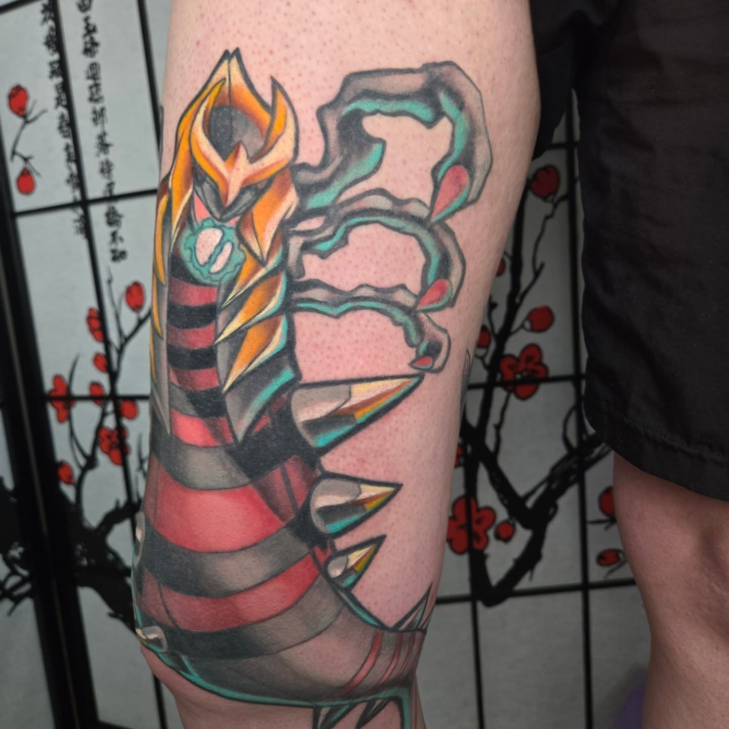 Tattoo by @destiny_paints — geometric